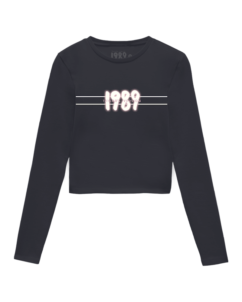 ミュージシャン TAYLOR SWIFT cropped T-shirts 1989 (Taylor's Version) Navy Long Sleeve | Taylor Swift