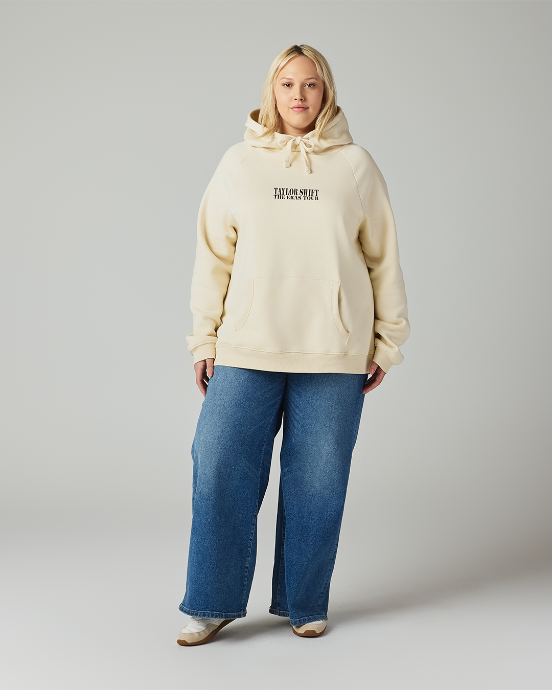 Taylor Swift The Eras International Tour Beige Hoodie Front