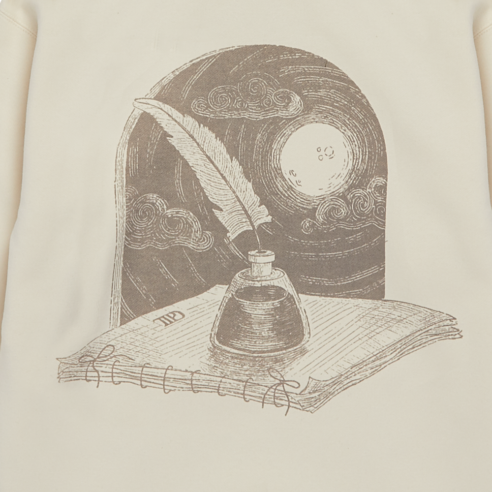 The Tortured Poets Department: The Manuscript Edition Hoodie Back Print Detail