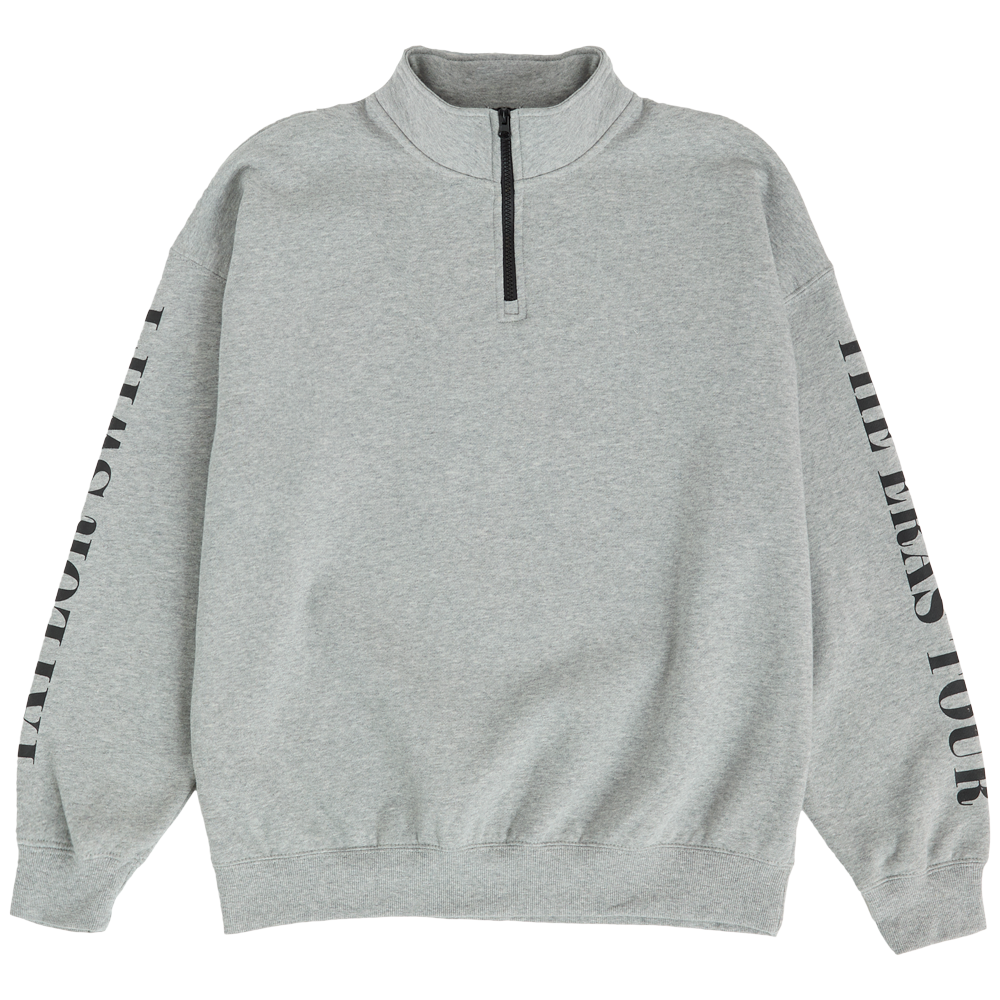 Taylor Swift The Eras International Tour Grey Quarter Zip Front Flat
