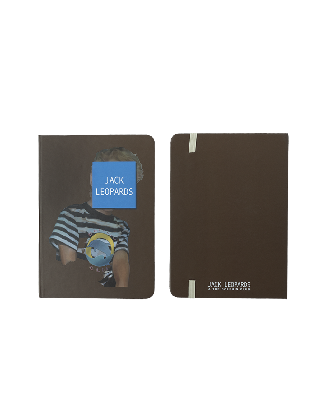 Jack Leopards & The Dolphin Club Notebook front and back