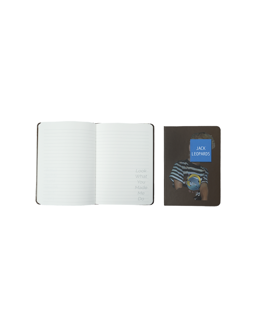 Jack Leopards & The Dolphin Club Notebook inside and front