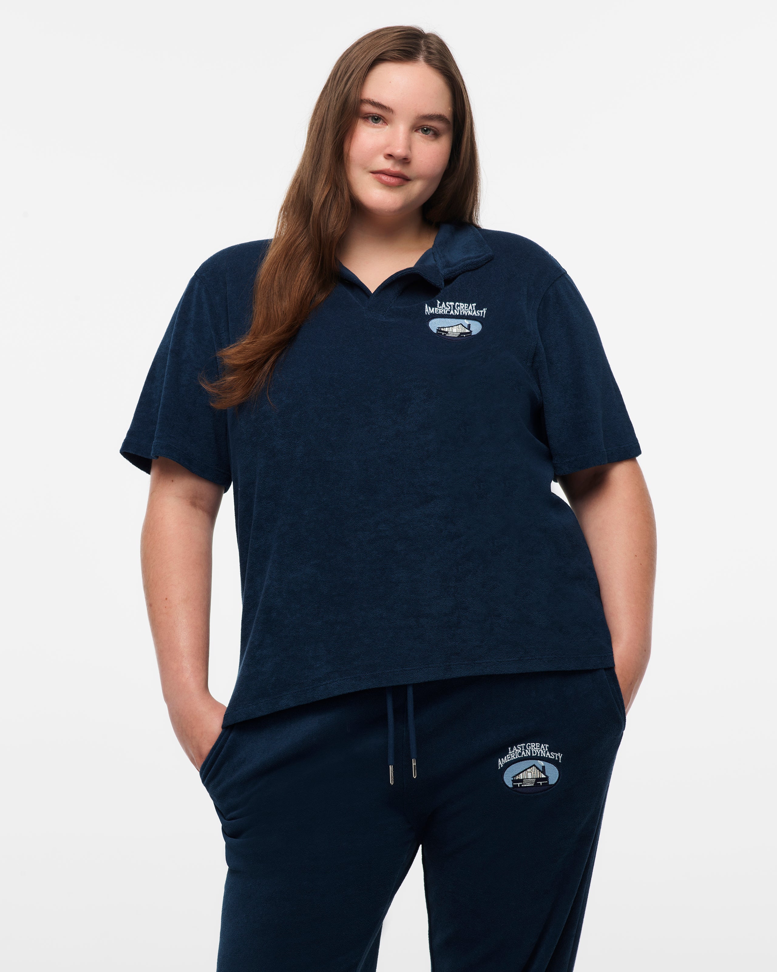 Last Great American Dynasty Terry Cloth Polo 1