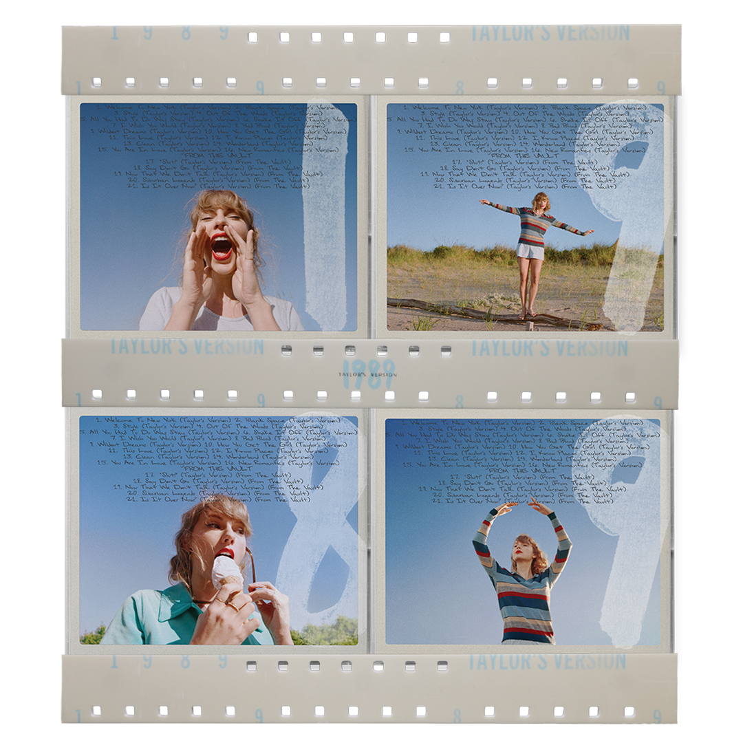 1989 (Taylor's Version) Film Strip CD Display Shelves