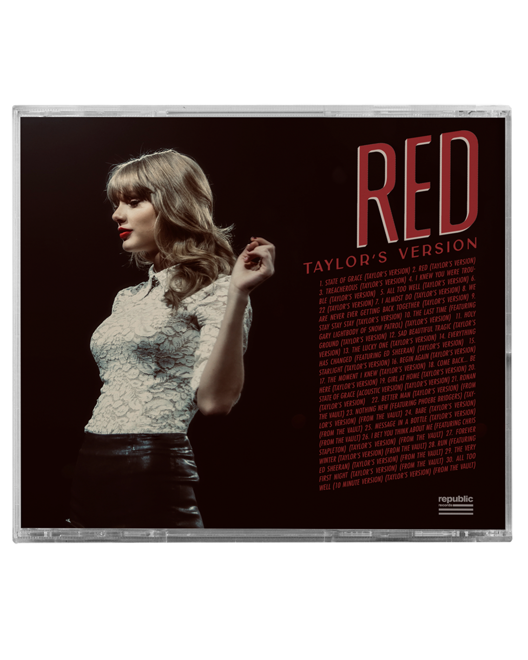 Red (Taylor's Version) CD (Explicit) back