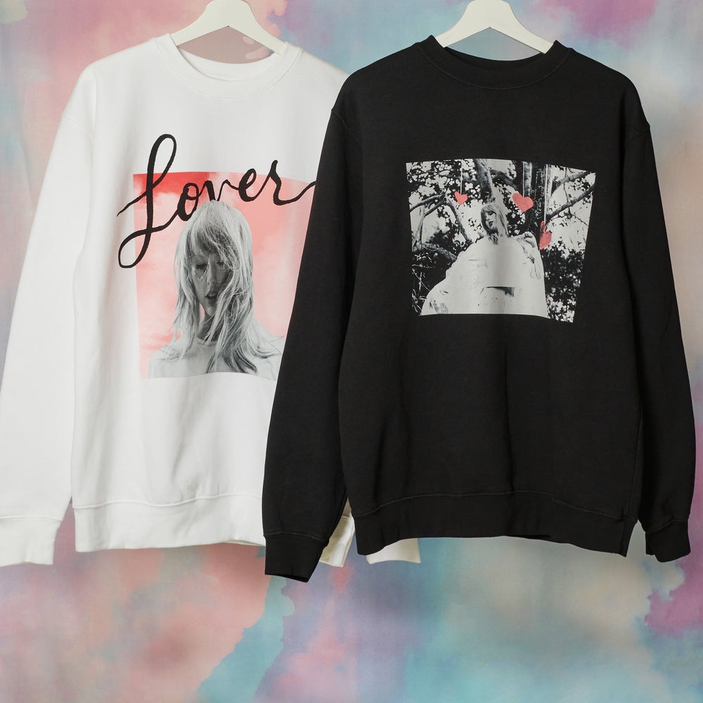 Lover Album Cover Crewneck w/ Home is Where the Heart is Crewneck