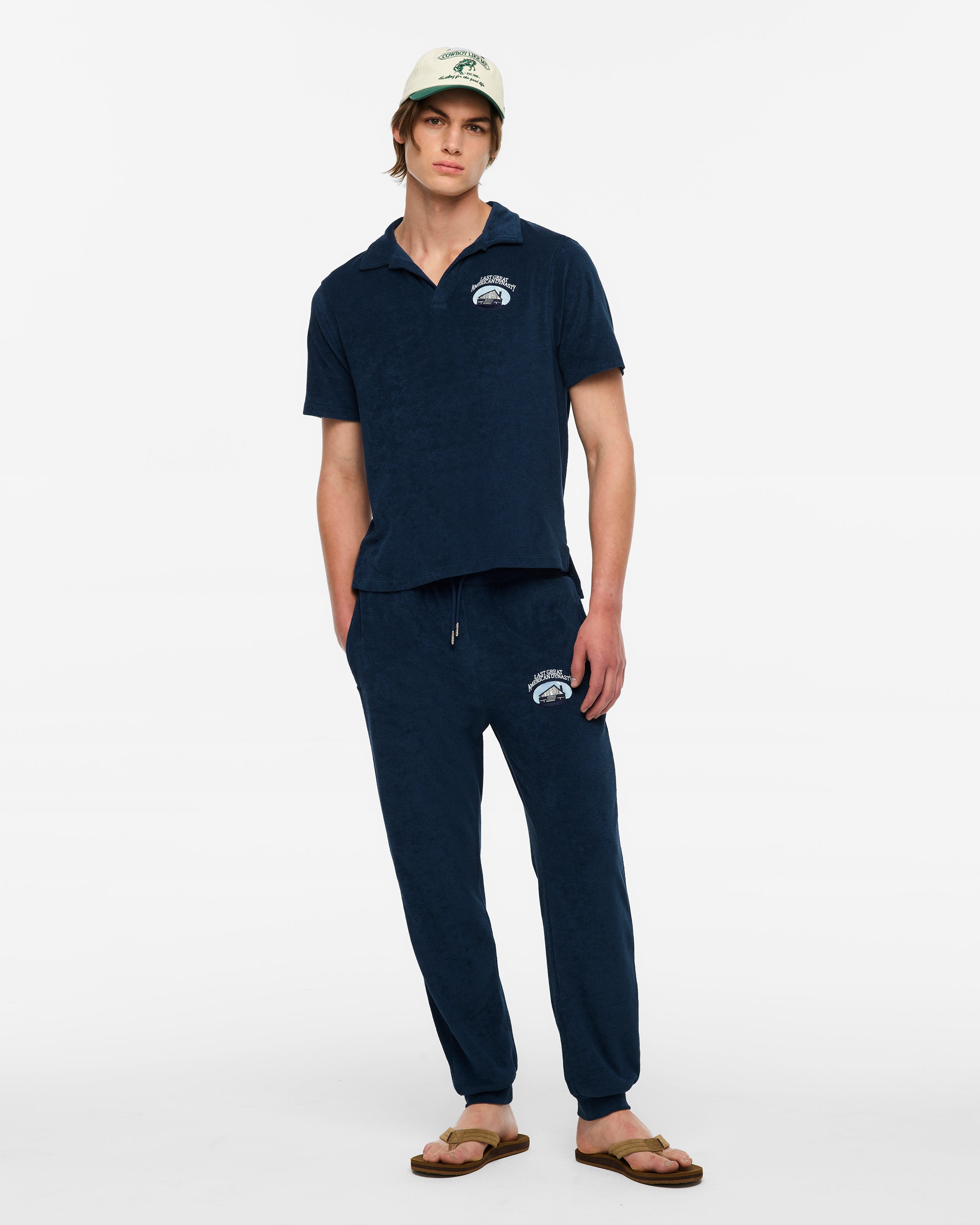 Last Great American Dynasty Terry Cloth Polo 8