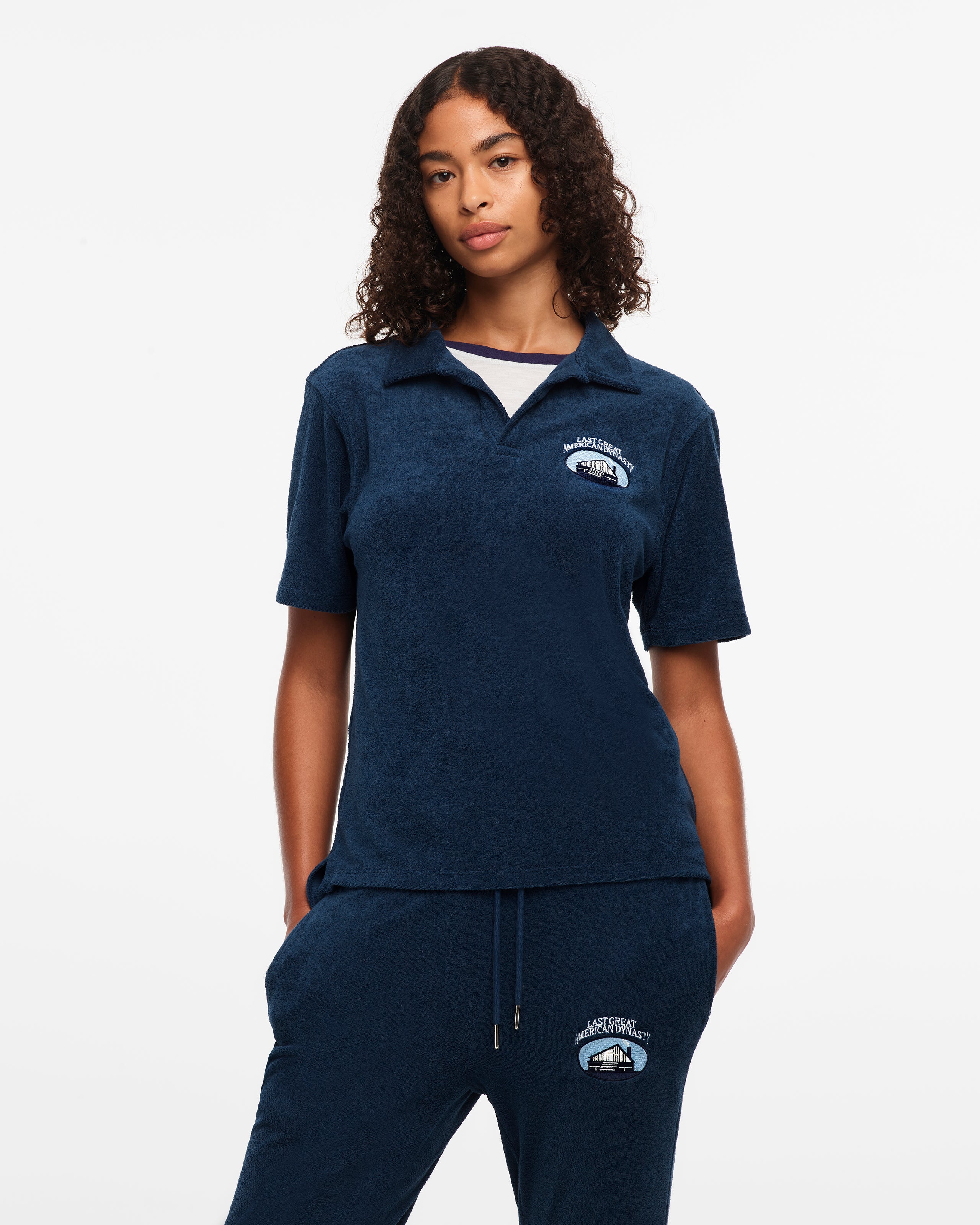 Last Great American Dynasty Terry Cloth Polo 5