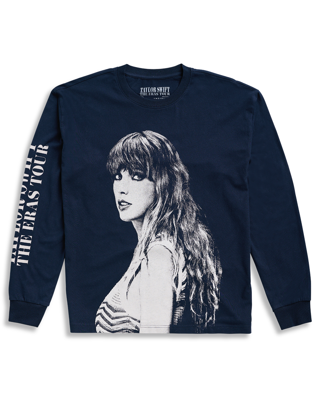 Taylor Swift The Eras International Tour Navy Long Sleeve T Taylor Swift The Eras International Tour Navy Long Sleeve T