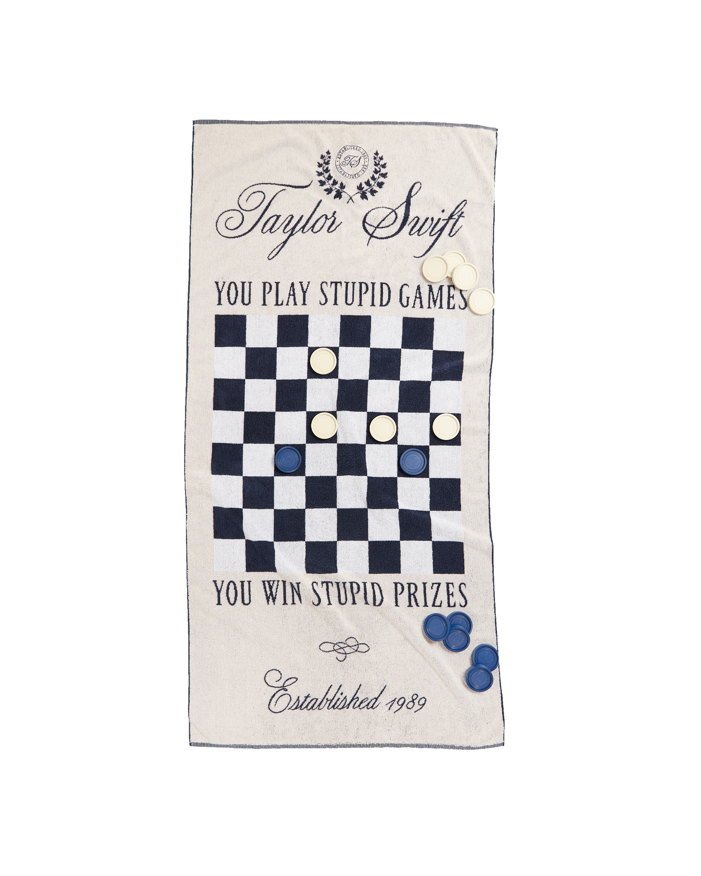 Taylor Swift Checker Game Towel 5