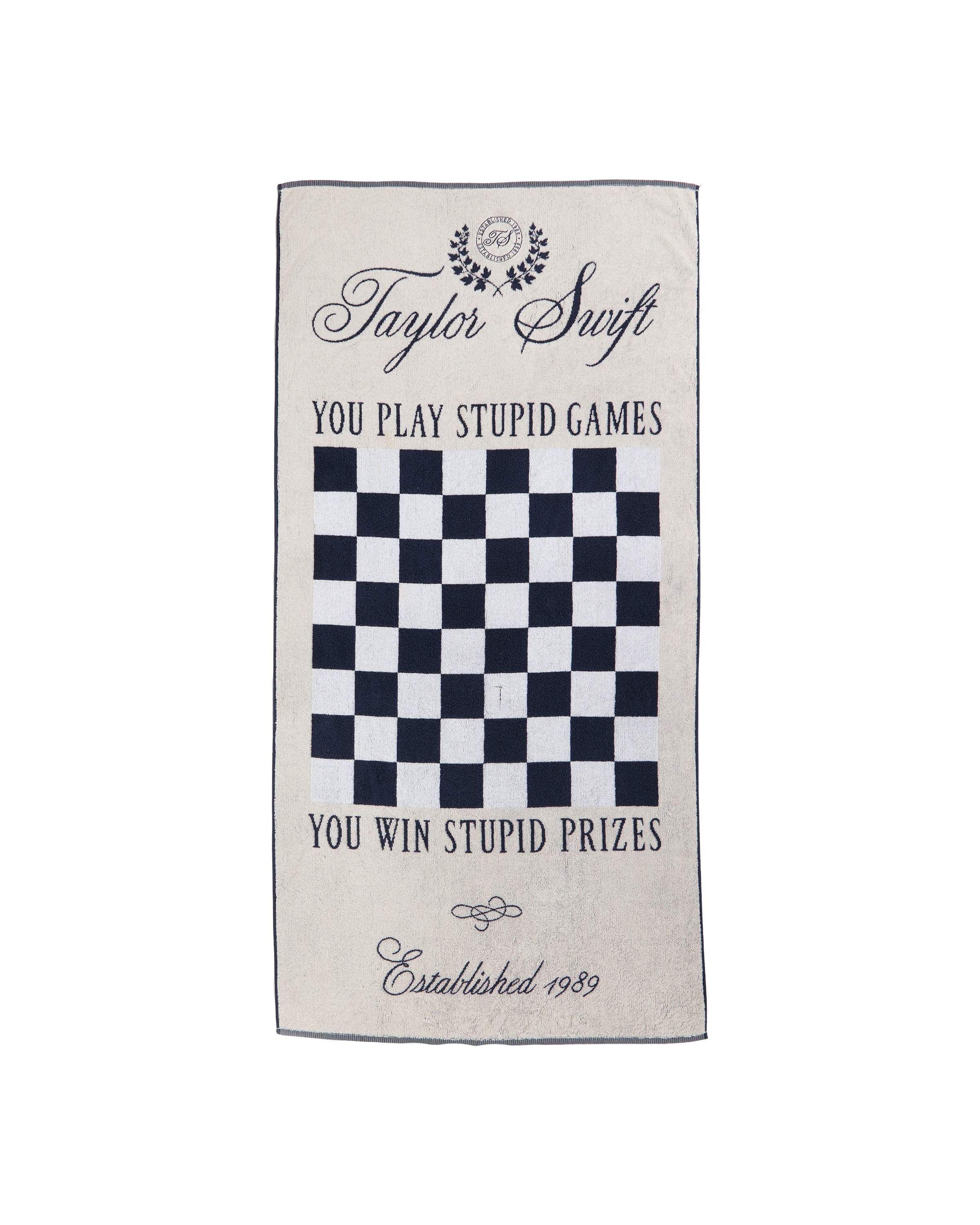 ミュージシャン Taylor Swift Checkerboard Towel Game Set Taylor Swift Checker Game Towel | Taylor Swift Official AU Store