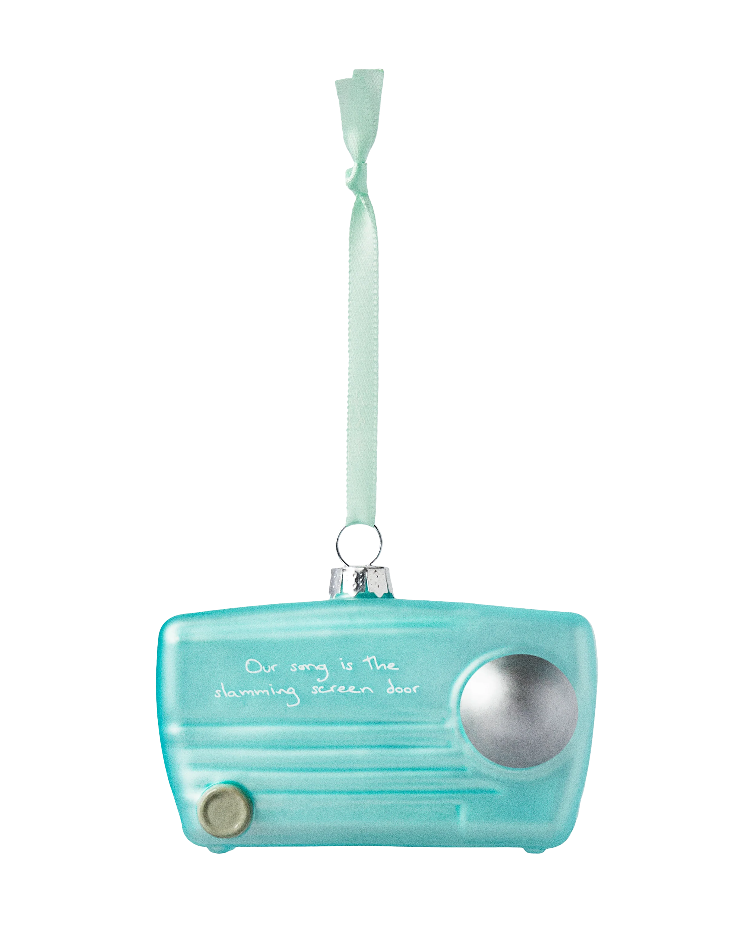 Turn The Radio Down Ornament Front