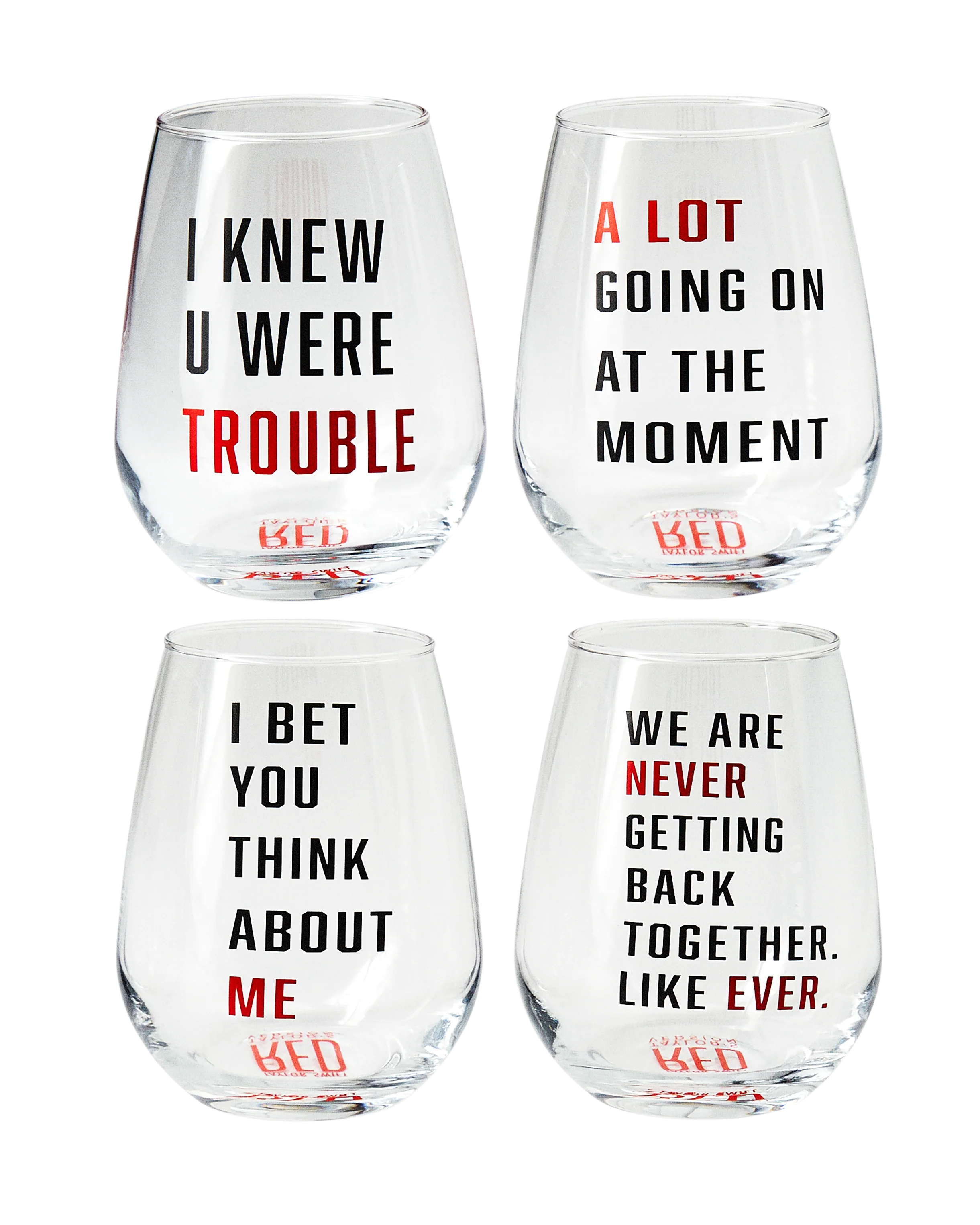 Red (Taylor's Version) Glass Set 1