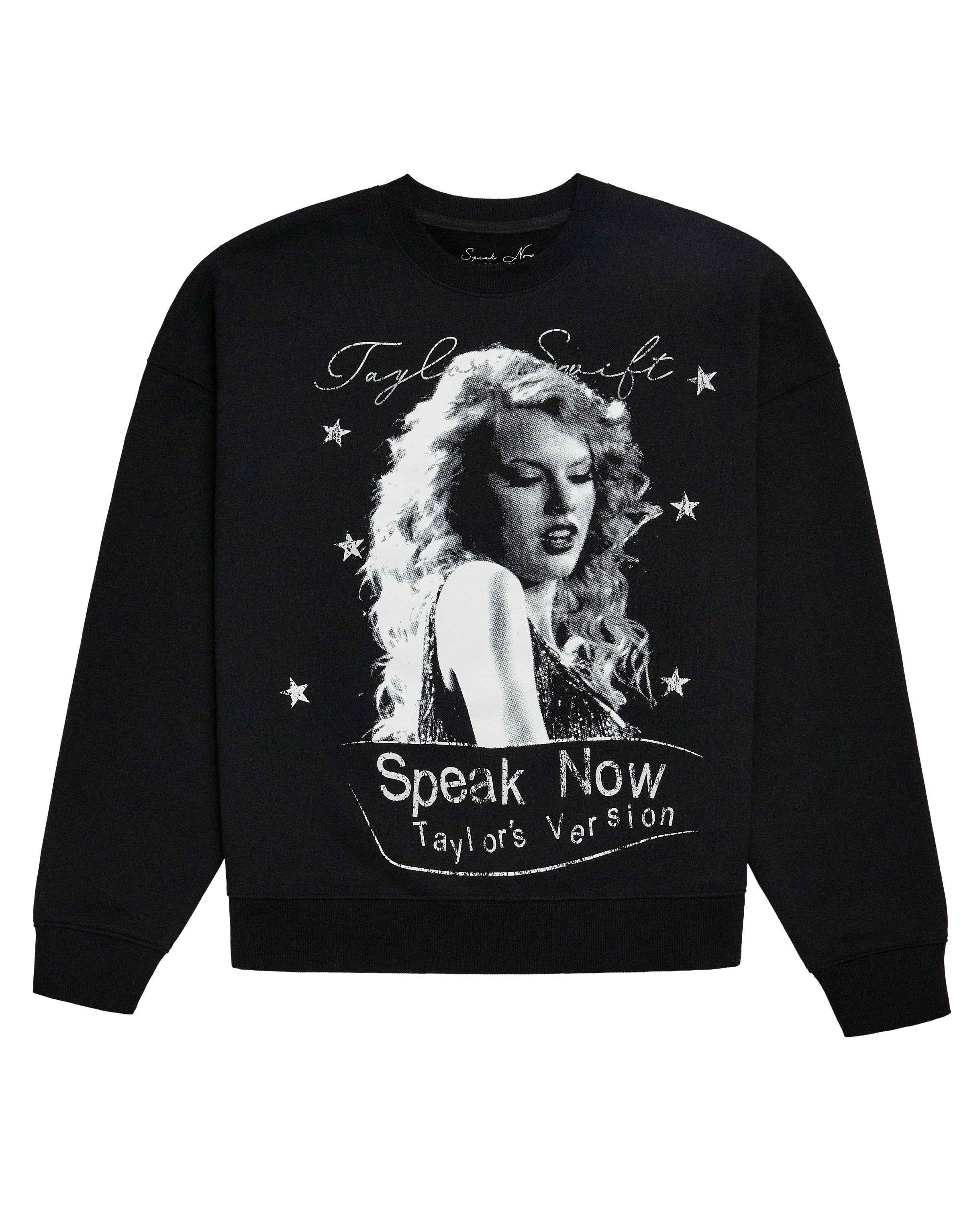 Speak Now (Taylor's Version) Black Crewneck Sweatshirt 1