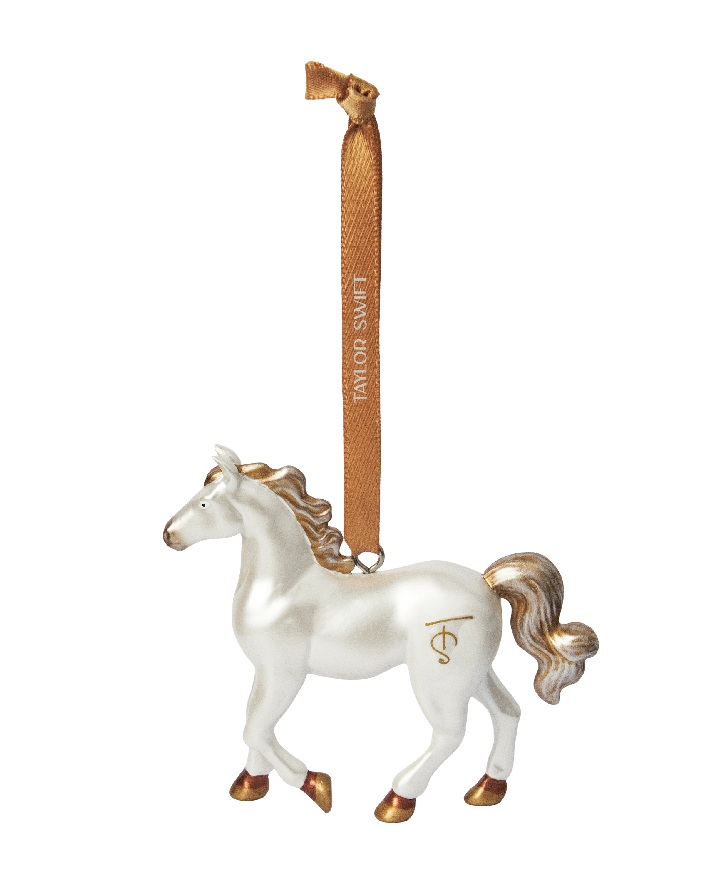 It's Too Late For You and Your White Horse Ornament 1