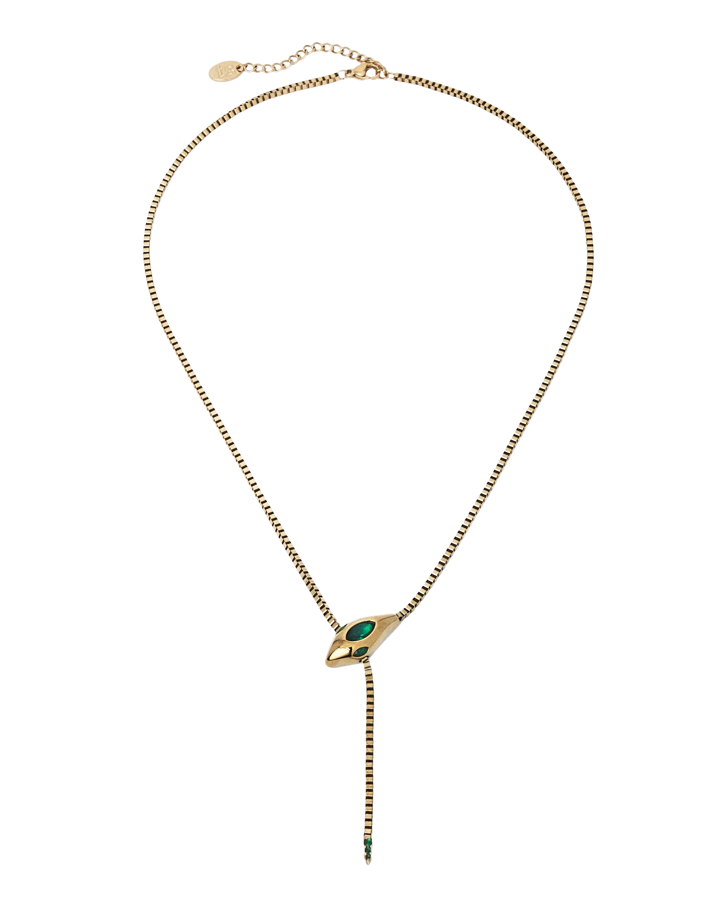 All I Think About Is Karma Snake Necklace 1