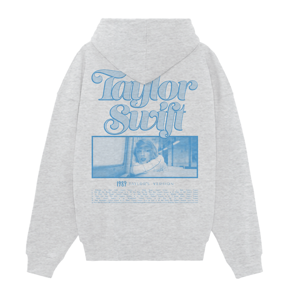 From The Vault Photo 1989 (Taylor's Version) Gray Hoodie﻿ Back