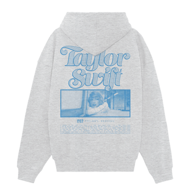 From The Vault Photo 1989 (Taylor's Version) Gray Hoodie﻿ Back