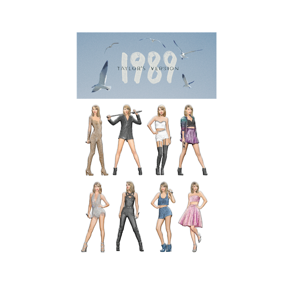 1989 (Taylor's Version) Eras Puffy Stickers