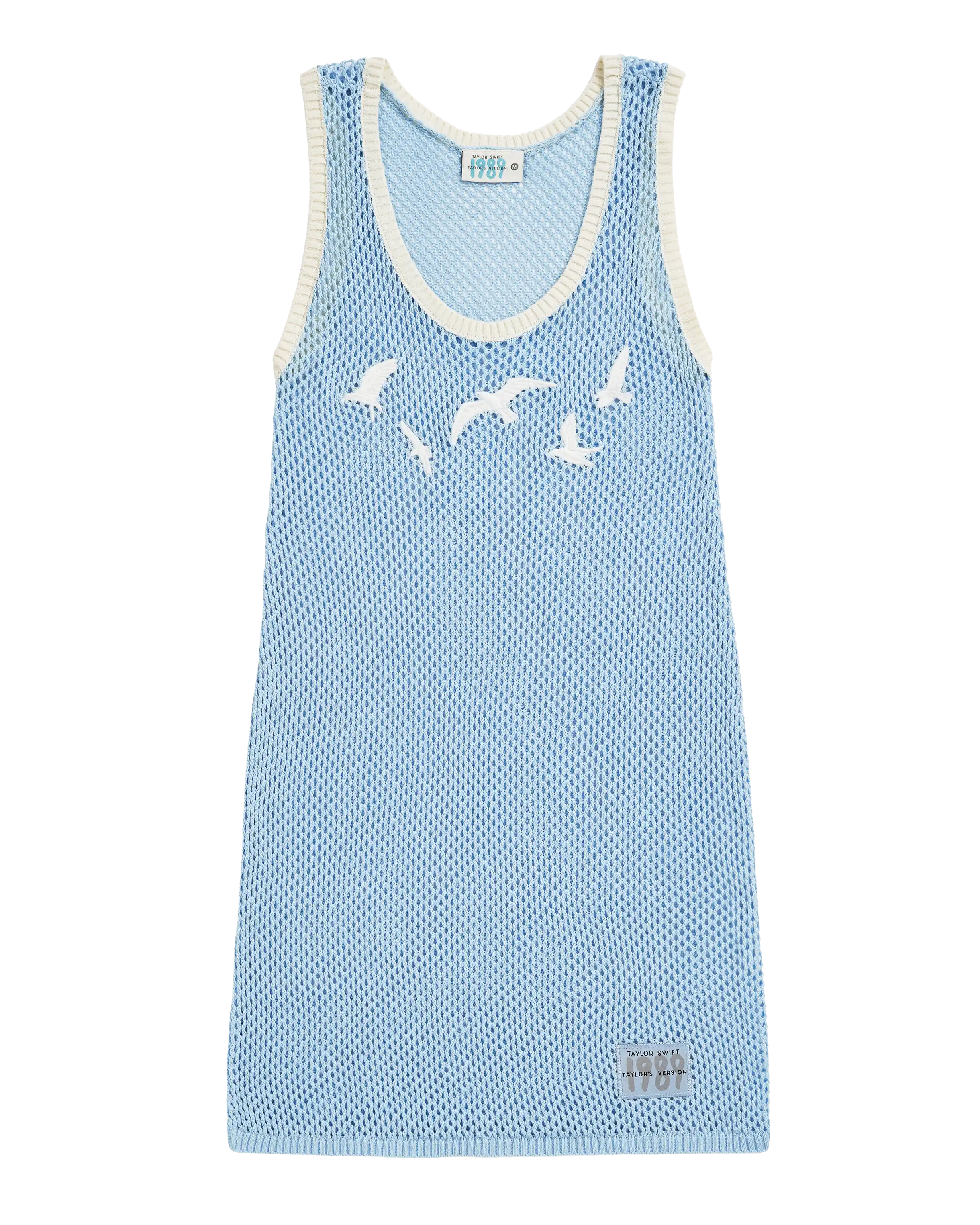 1989 Seagull Mesh Coverup Dress Front