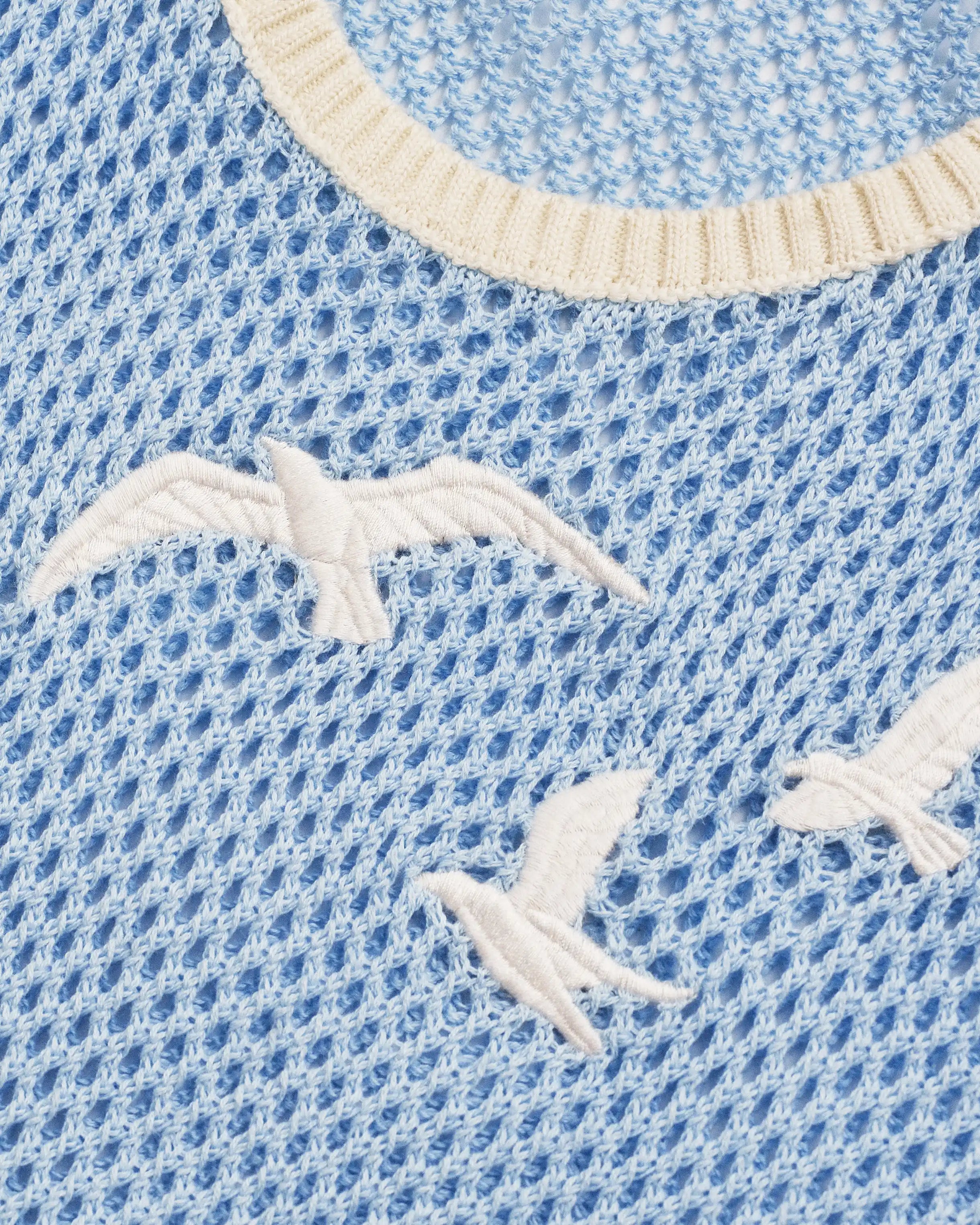 1989 Seagull Mesh Coverup Dress Detail