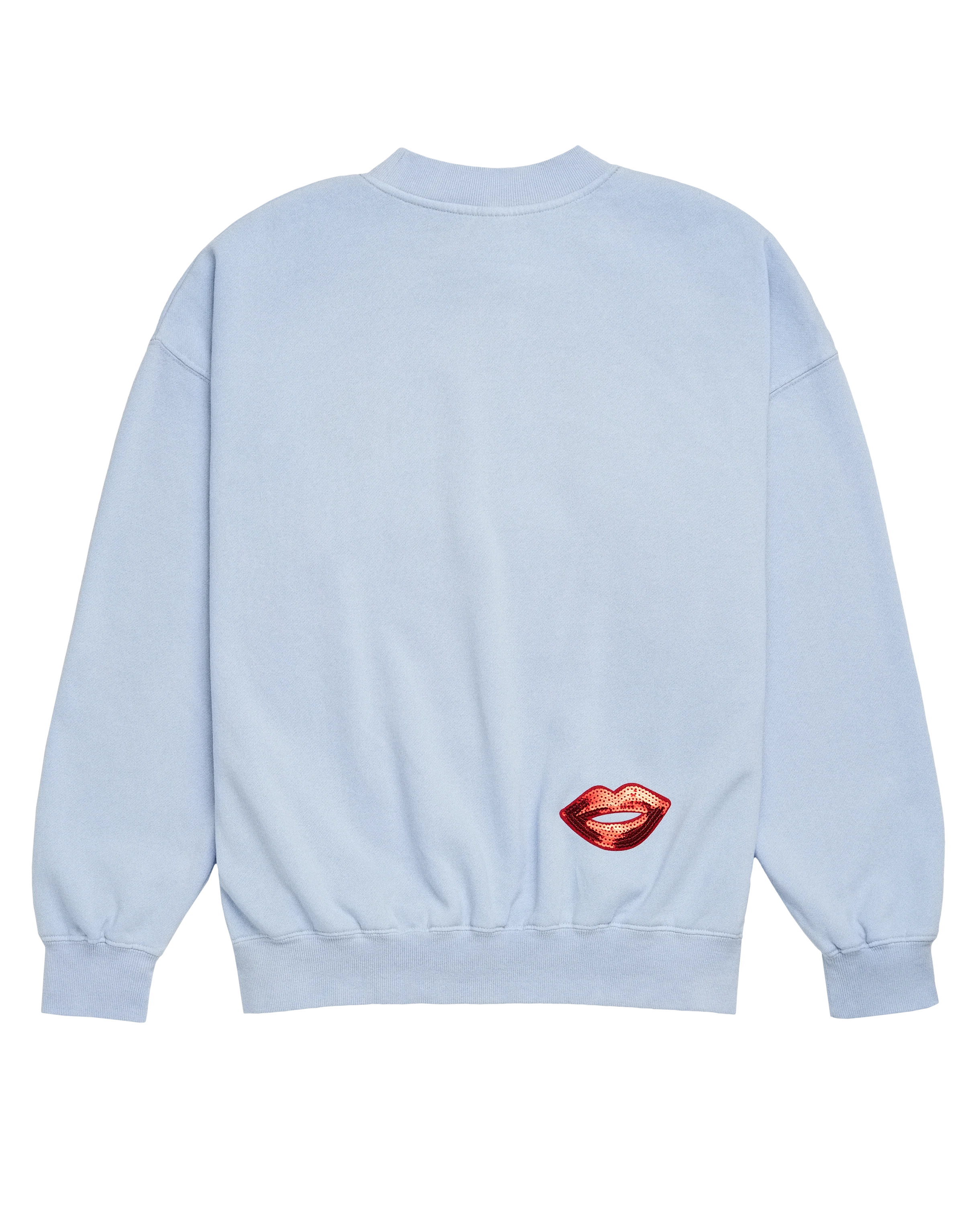 Sequin Red Lip Classic Thing That You Like Crewneck Sweatshirt 3