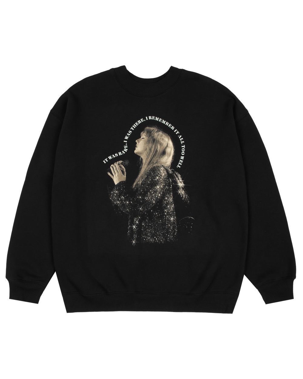 Taylor Swift | The Eras Tour All Too Well Live Photo Oversized Crewneck Front