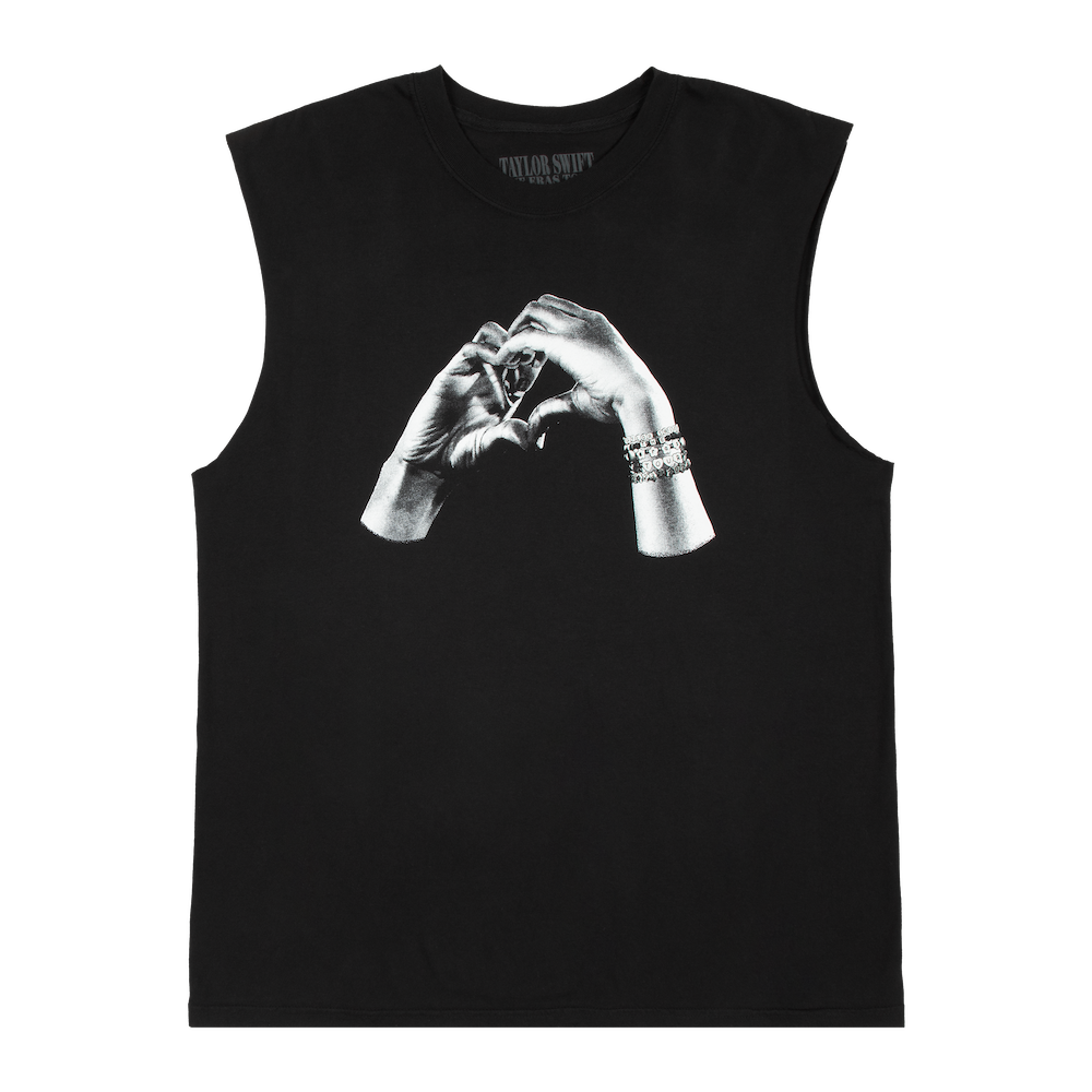 Taylor Swift | The Eras Tour Heart Hands Oversized Muscle Tank front