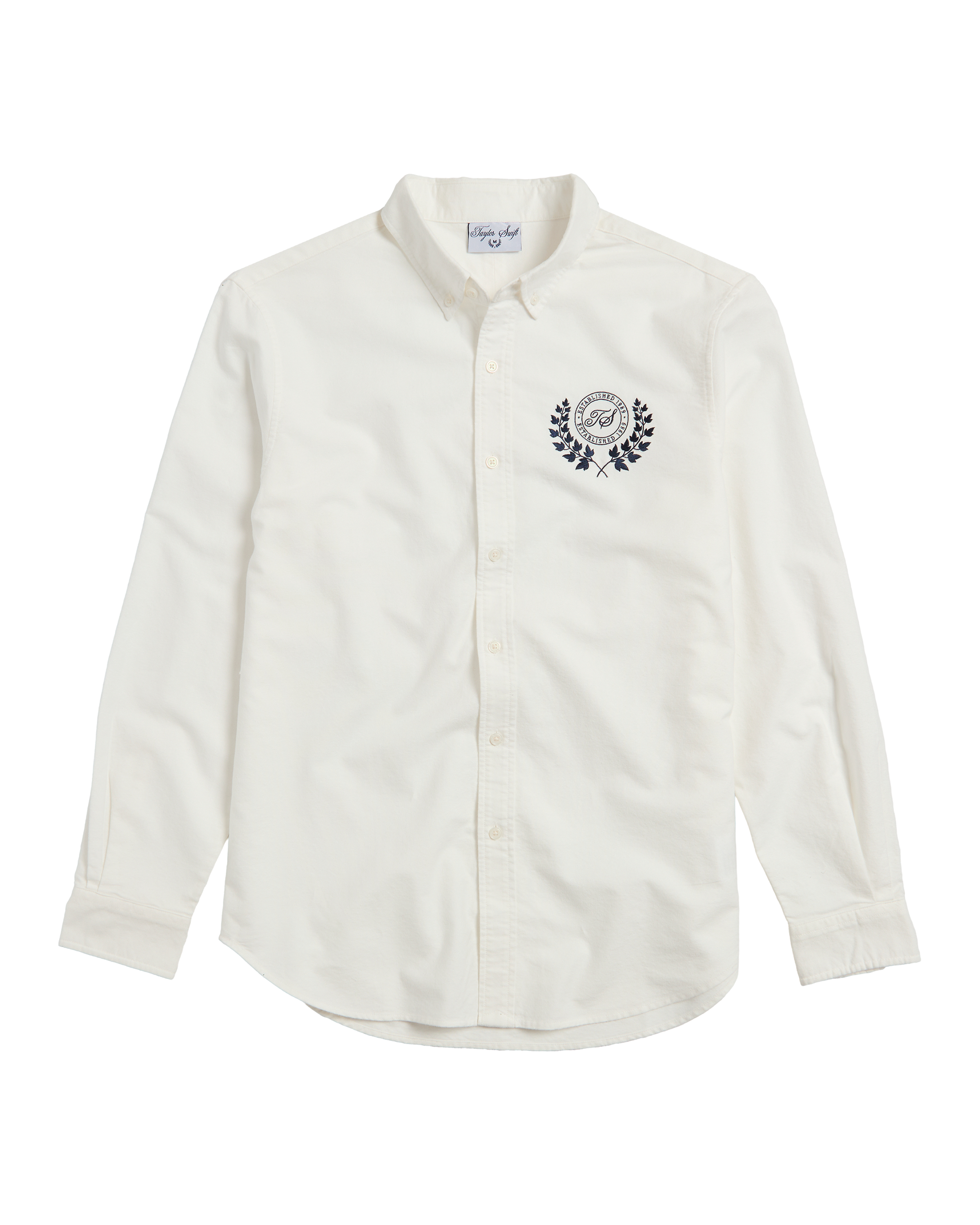 TS Crest White Oxford Shirt  2