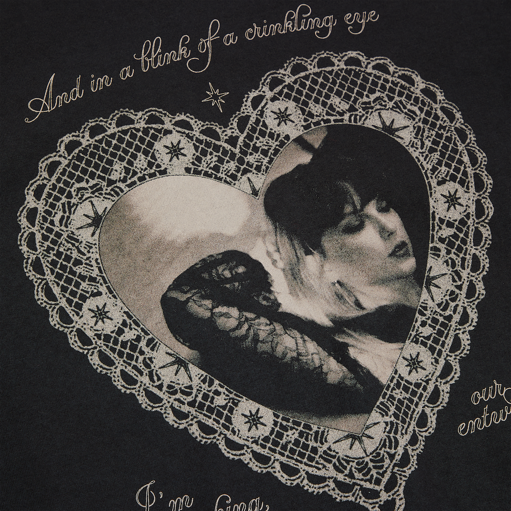 Blink Of A Crinkling Eye Crop T-Shirt Detail