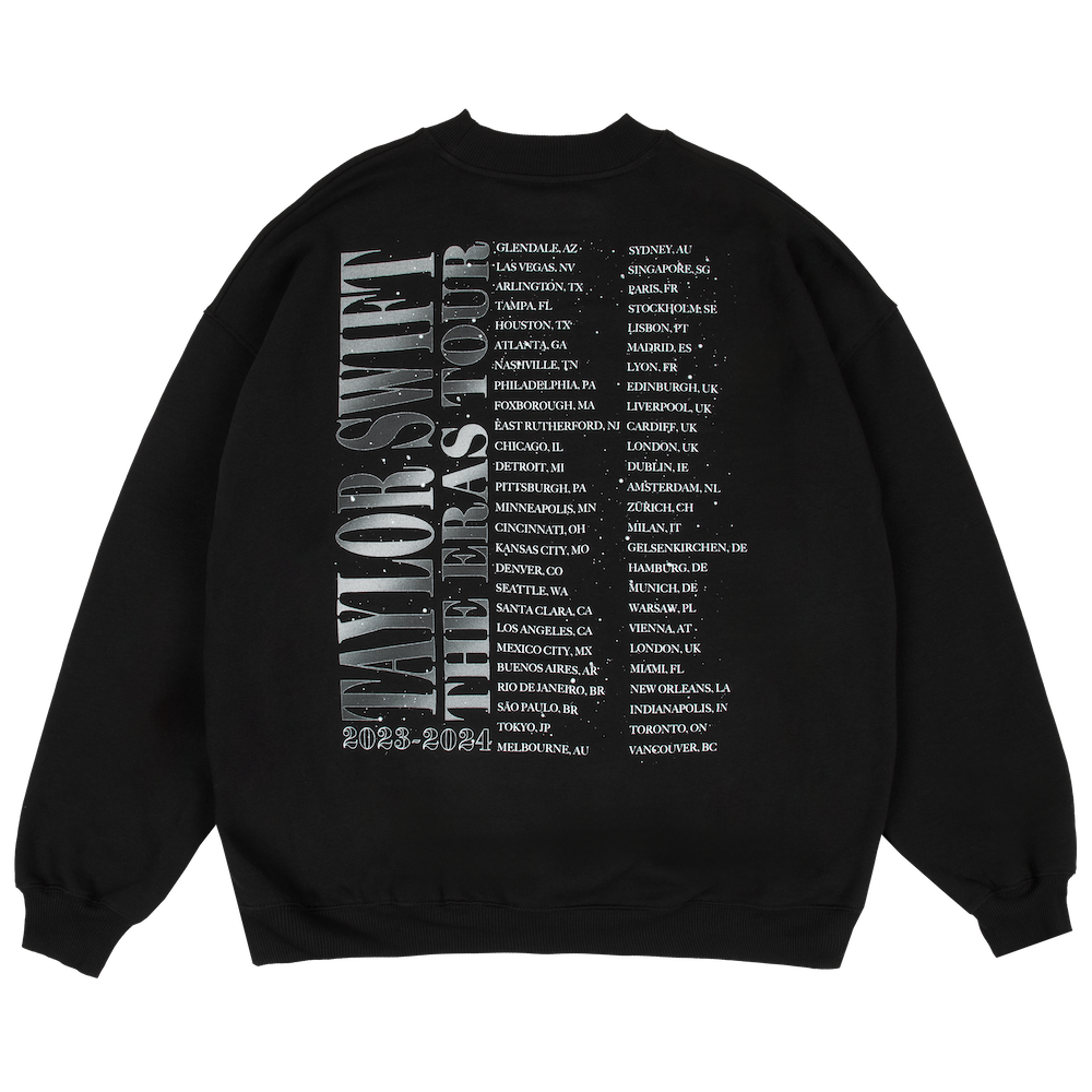 Taylor Swift | The Eras Tour Down Bad Live Photo Oversized Crewneck back