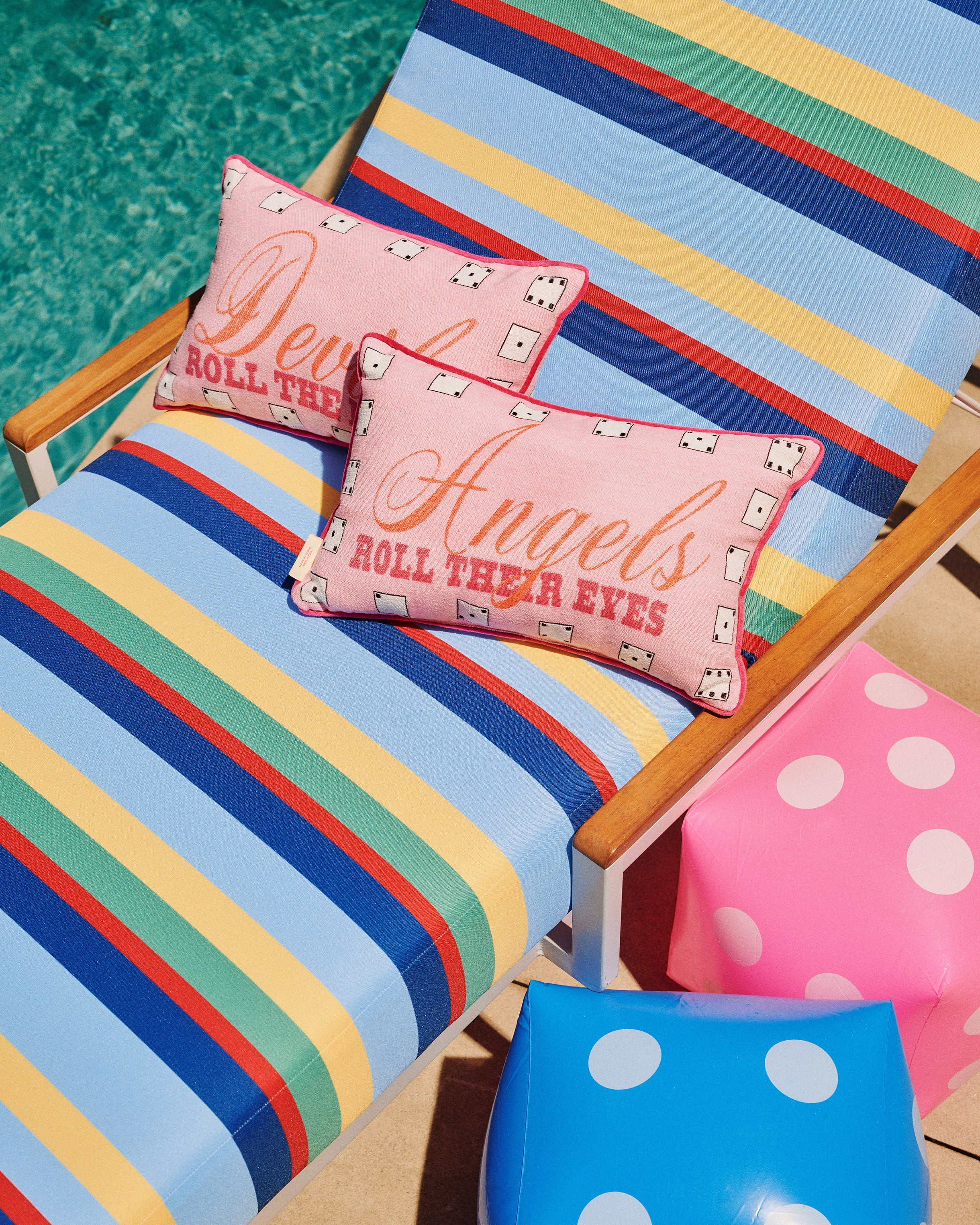 Cruel Summer Throw Pillow Editorial