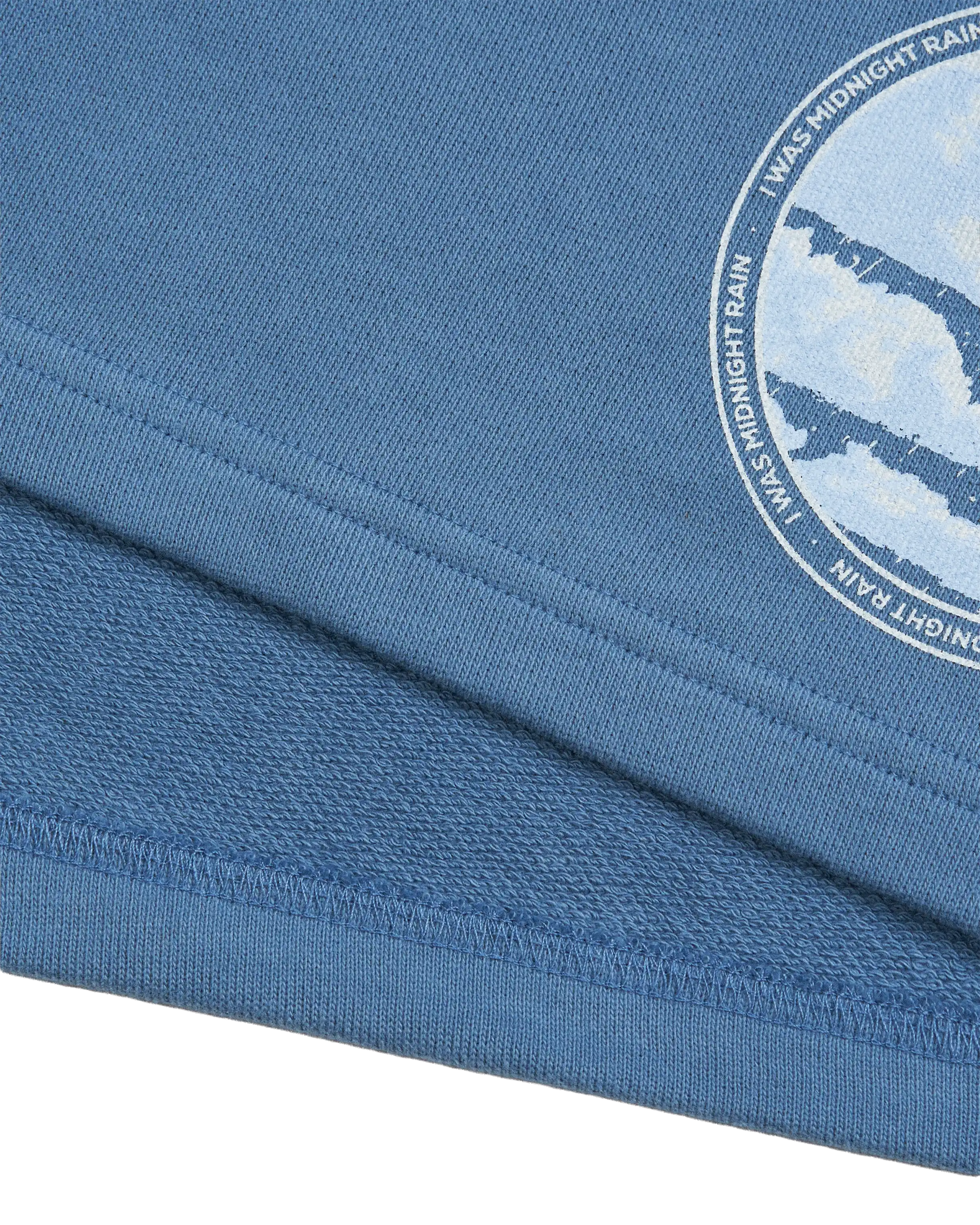 I Was Midnight Rain Sweat Shorts Detail