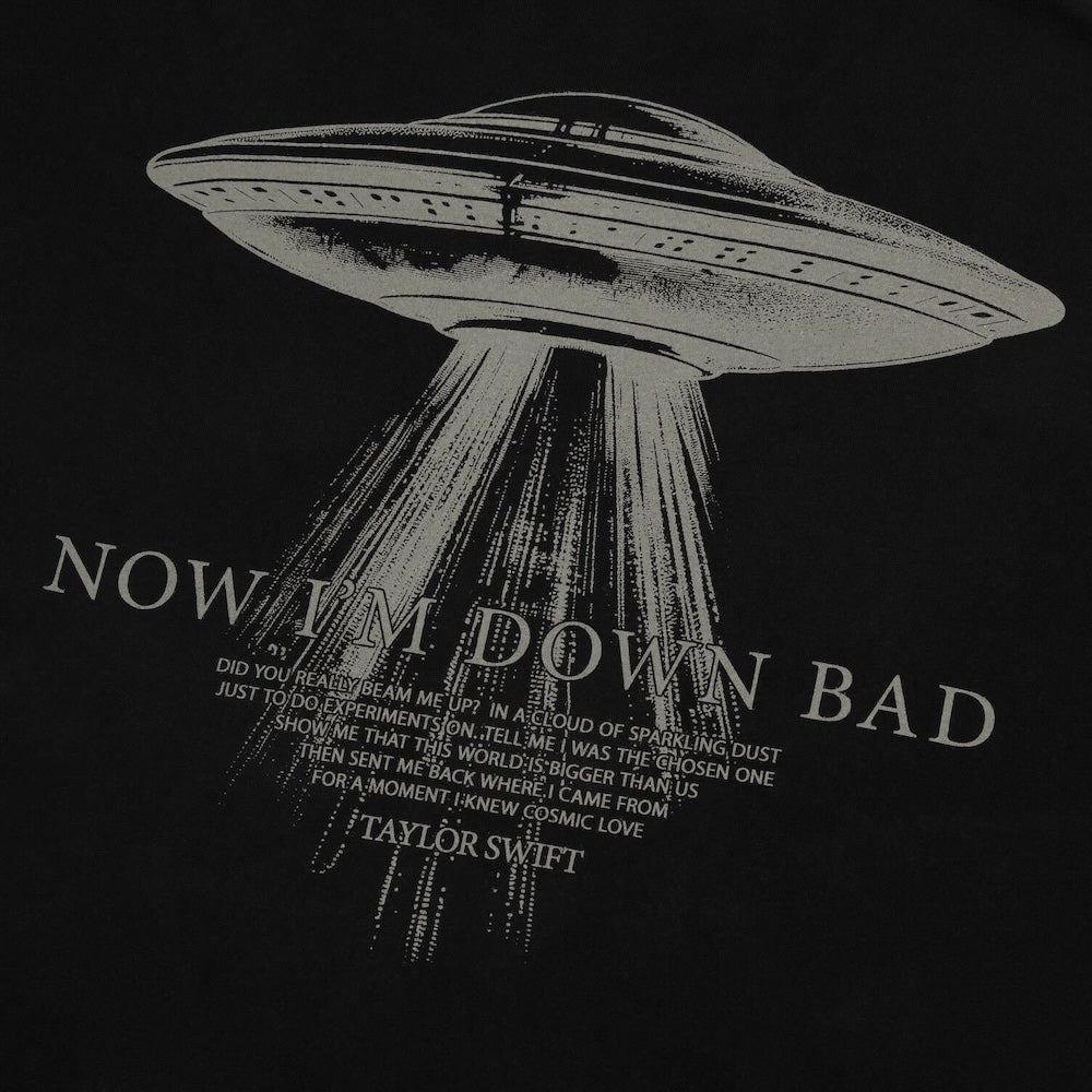 Now I'm Down Bad T-Shirt Detail Back