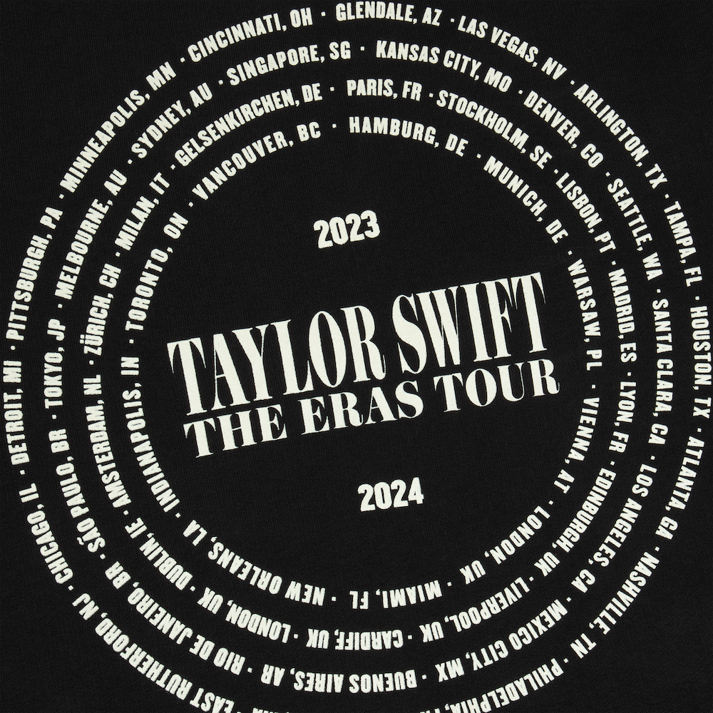 Taylor Swift | The Eras Tour All Too Well Live Photo Oversized Crewneck detail back