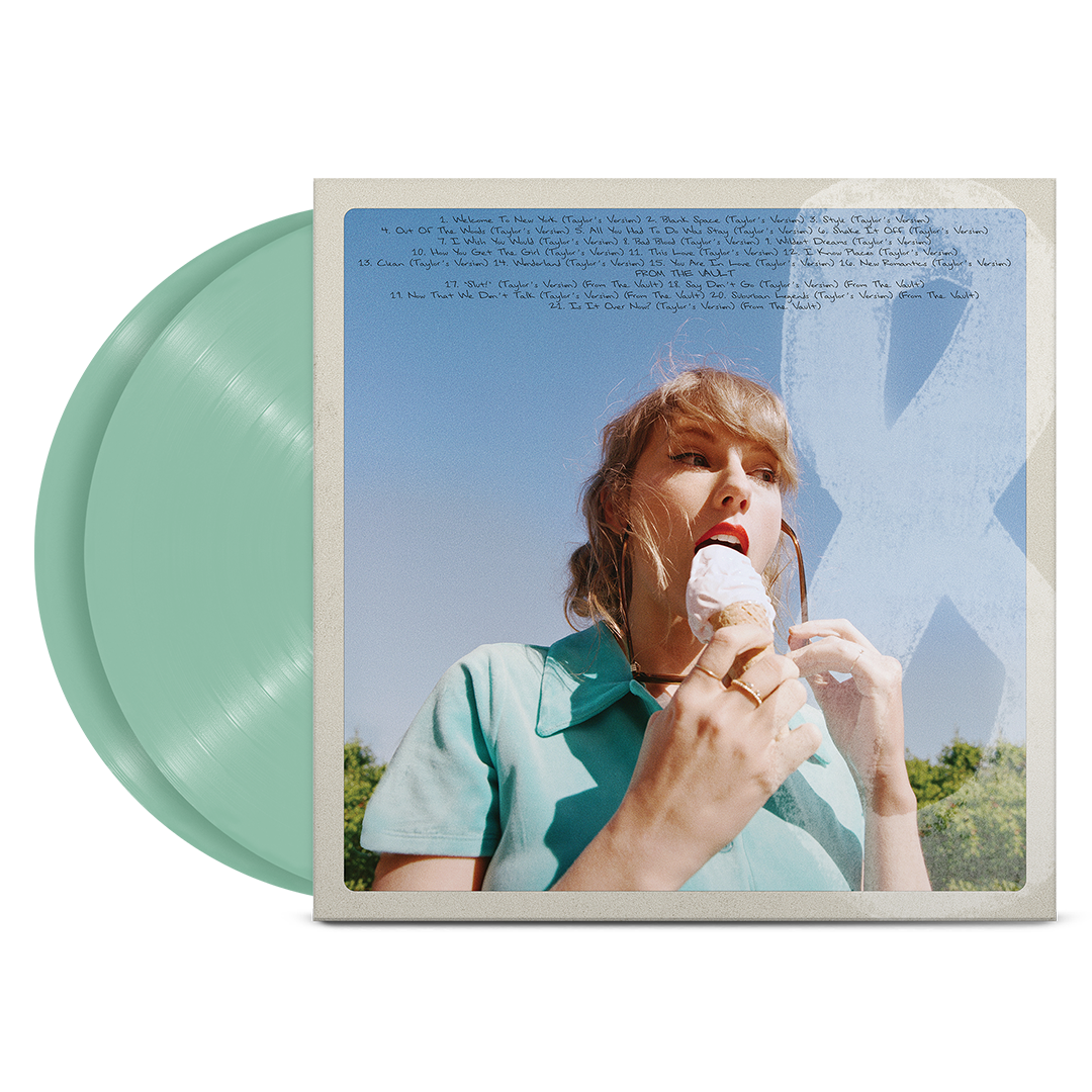 1989 (Taylor’s Version) Aquamarine Green Edition Vinyl Back