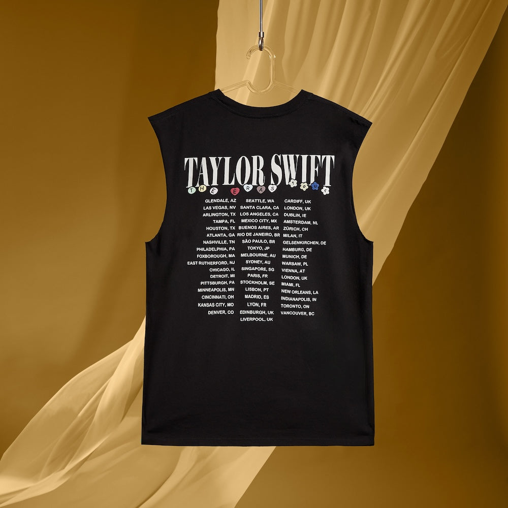 Taylor Swift | The Eras Tour Heart Hands Oversized Muscle Tank editorial back