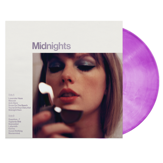 Midnights: Love Potion Purple Marbled Edition Vinyl Front
