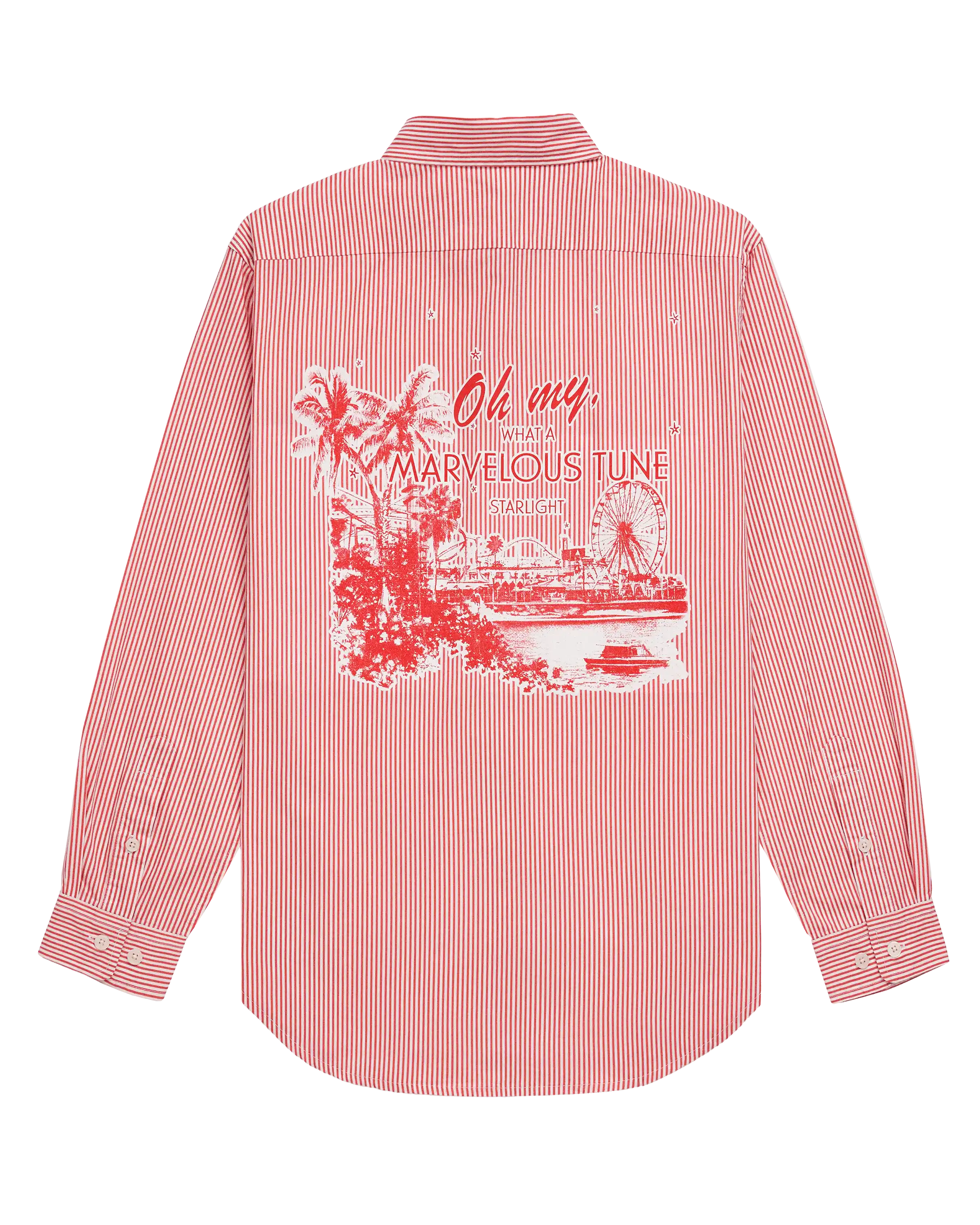 Oh My, What A Marvelous Tune Button Down Shirt Back
