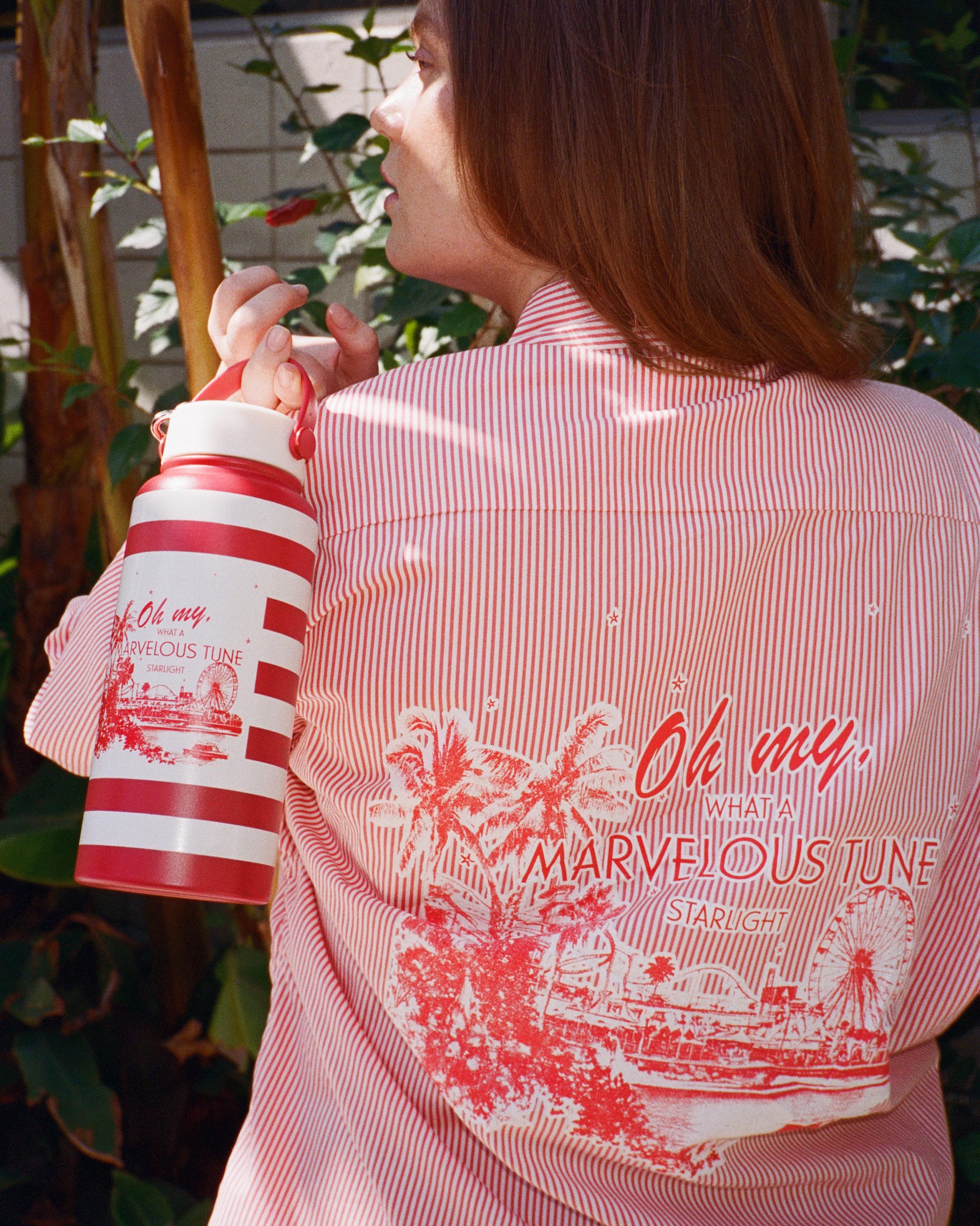 Oh My, What a Marvelous Tune Water Bottle Editorial