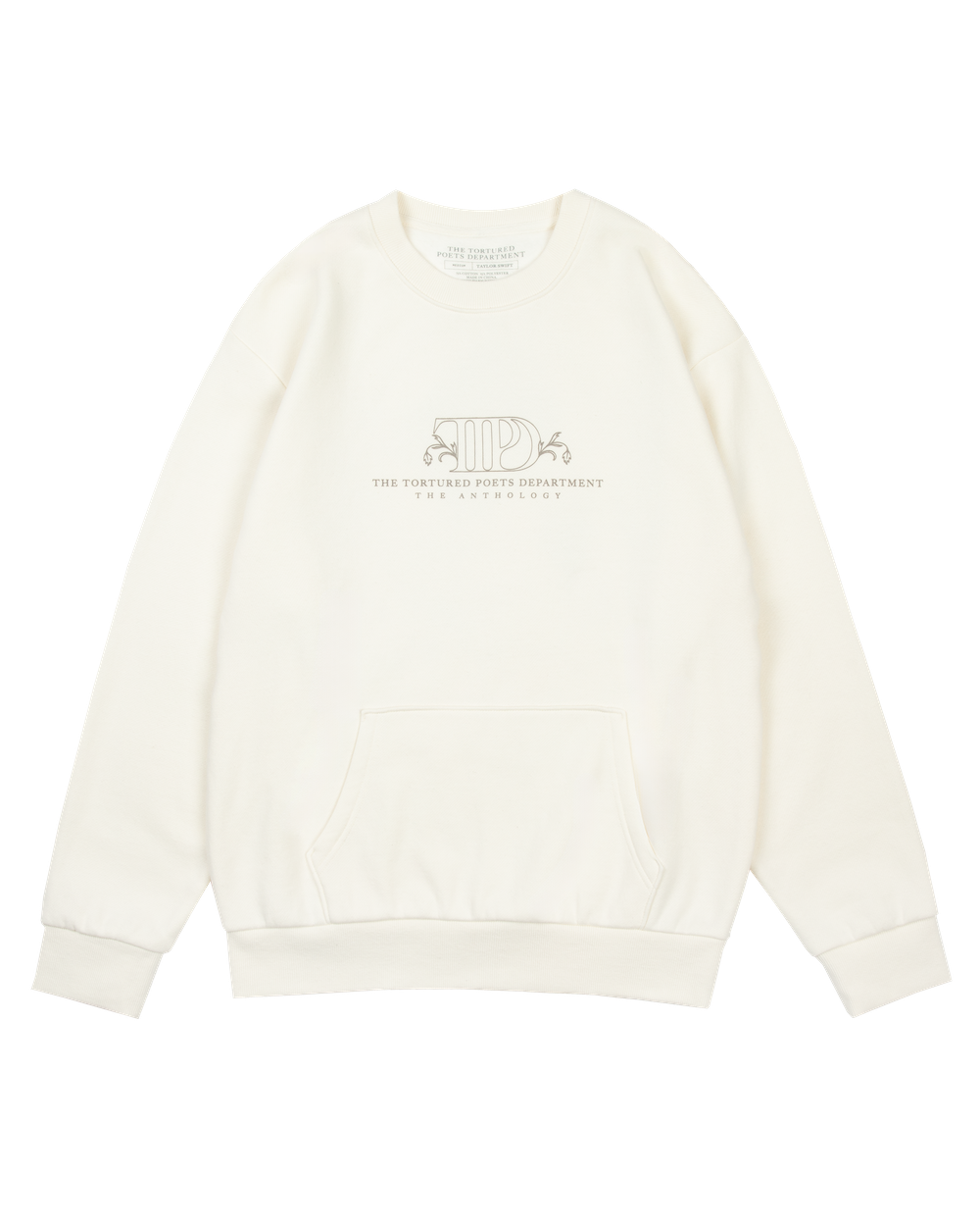 Old Habits Die Screaming Kanga Pocket Crewneck Front