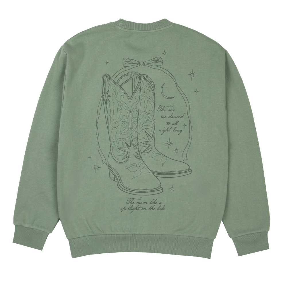 Self-Titled Danced All Night Long Kanga Pocket Crewneck Back