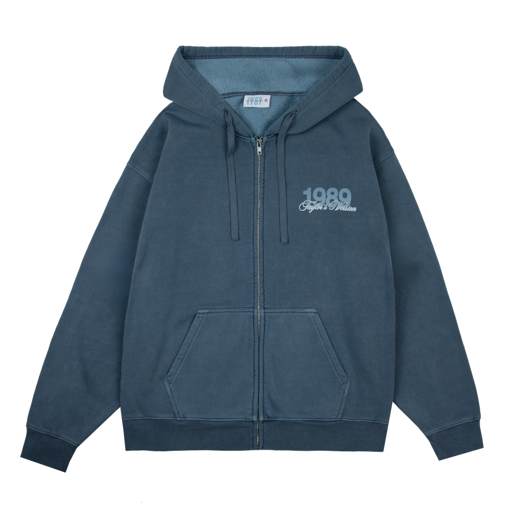 1989 (Taylor's Version) Is It Over Now? Zip Up Hoodie Front