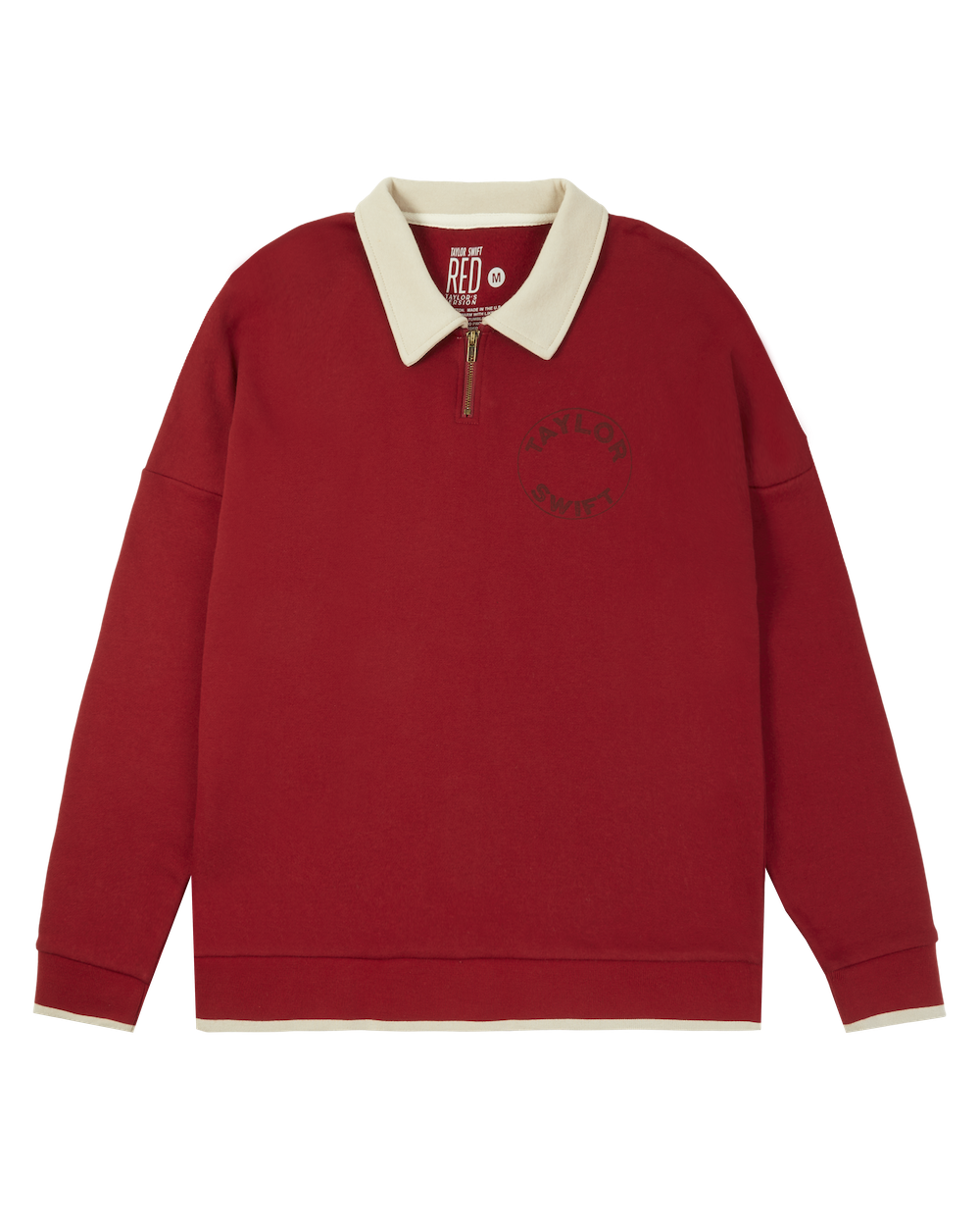 Red (Taylor's Version) I Remember It All Too Well Zip Polo Front