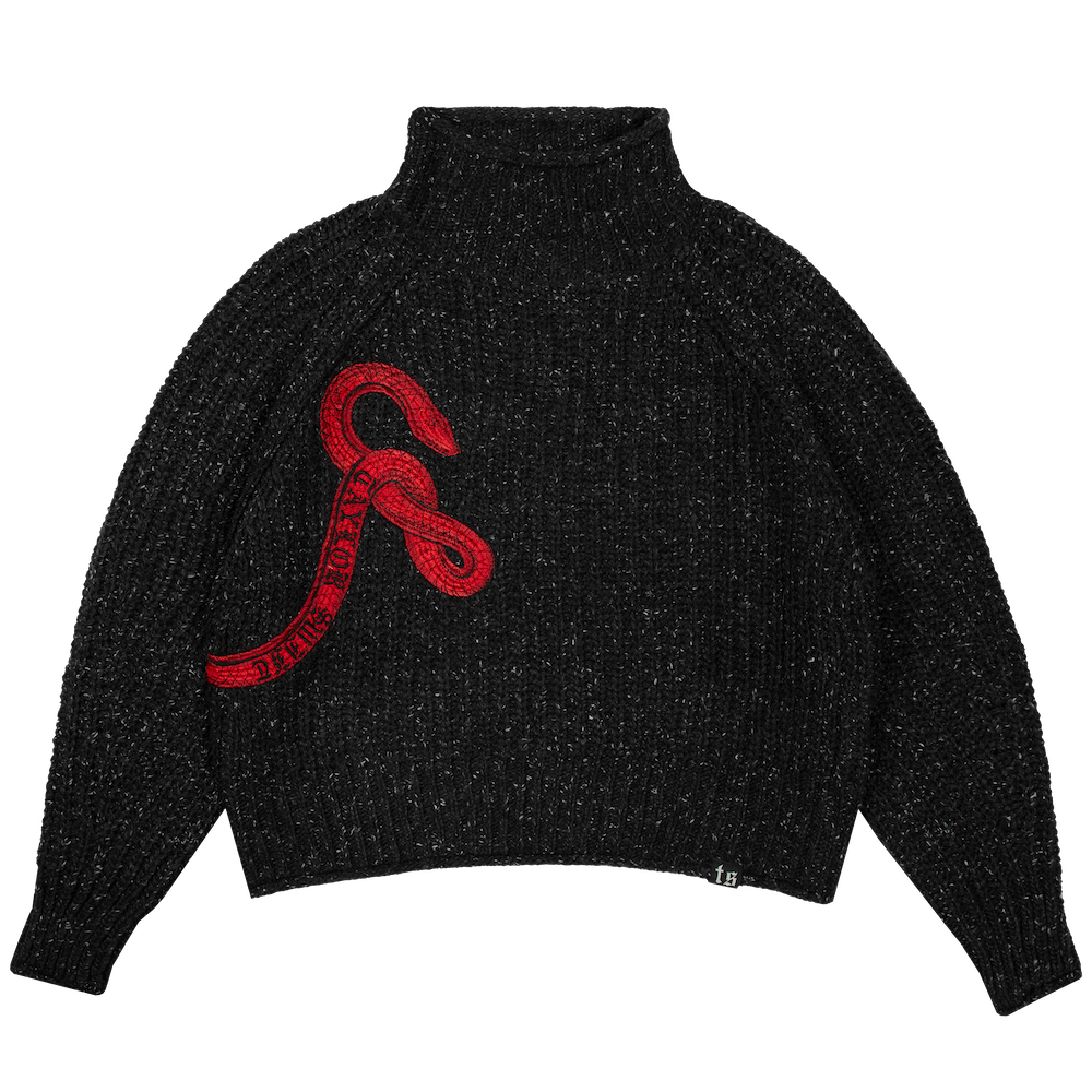 Reputation Snake Knit Sweater Front