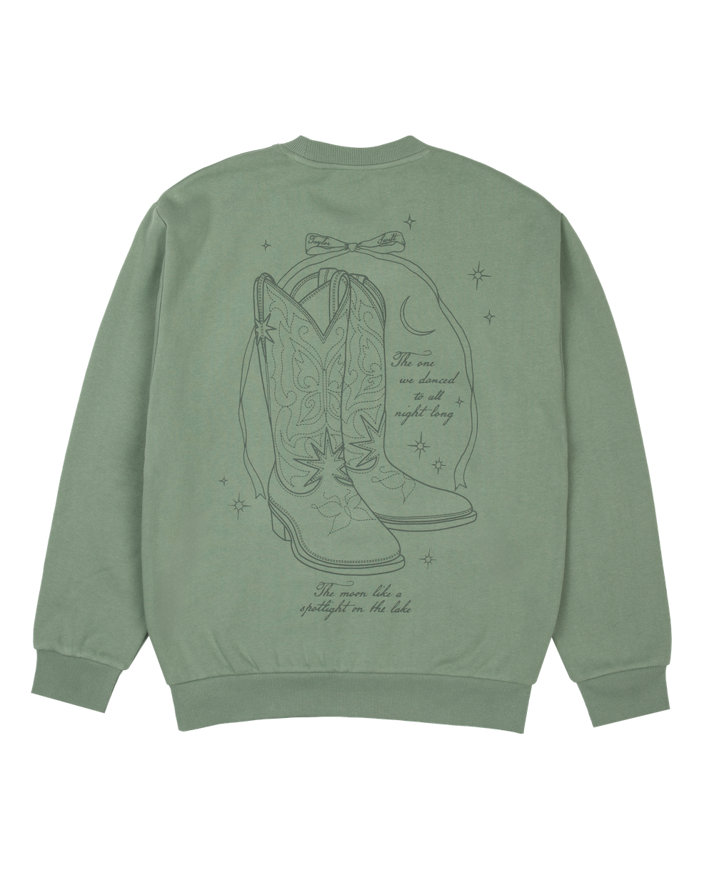 Self-Titled Danced All Night Long Kanga Pocket Crewneck Back