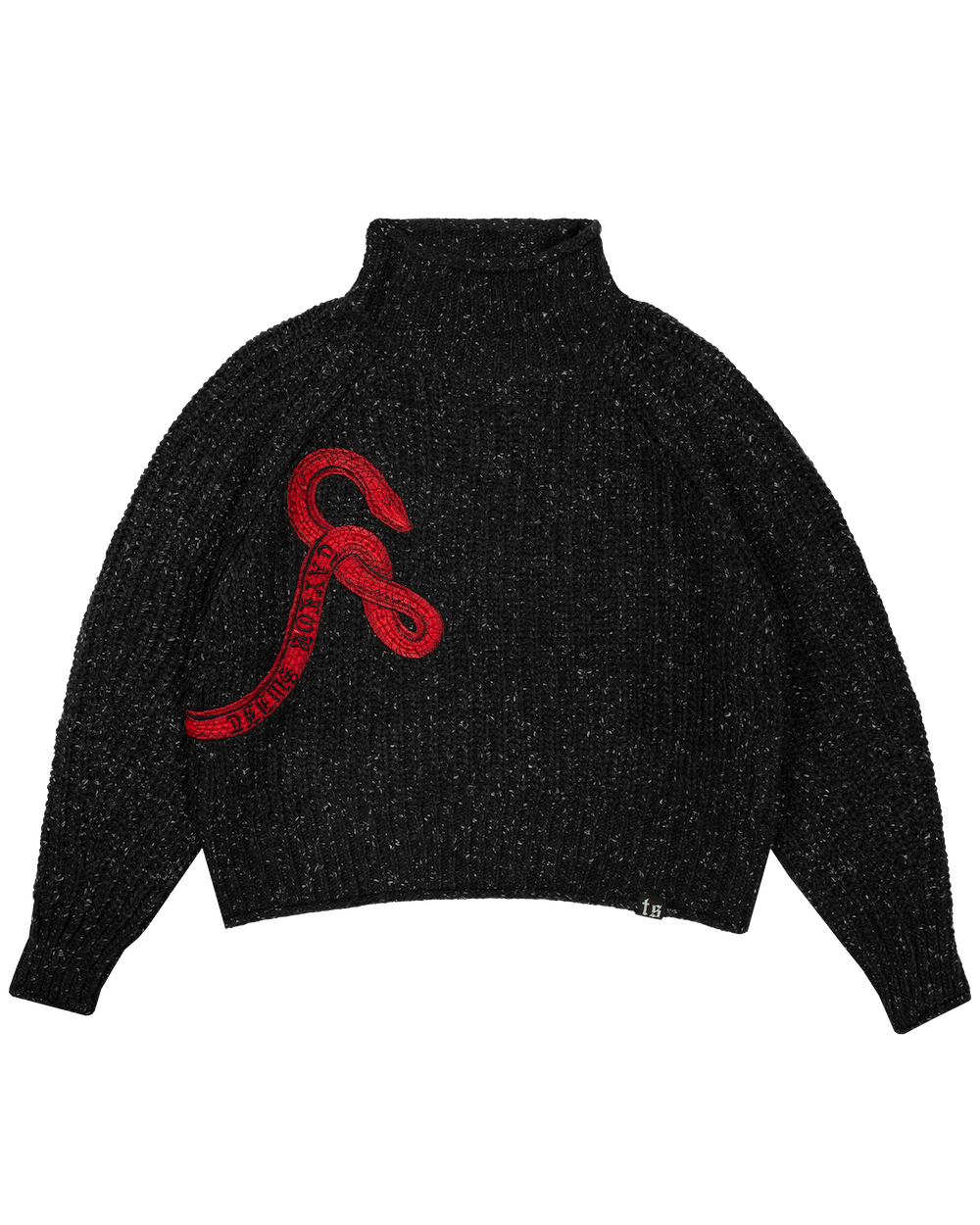 Reputation Mockneck Cropped Sweater Front