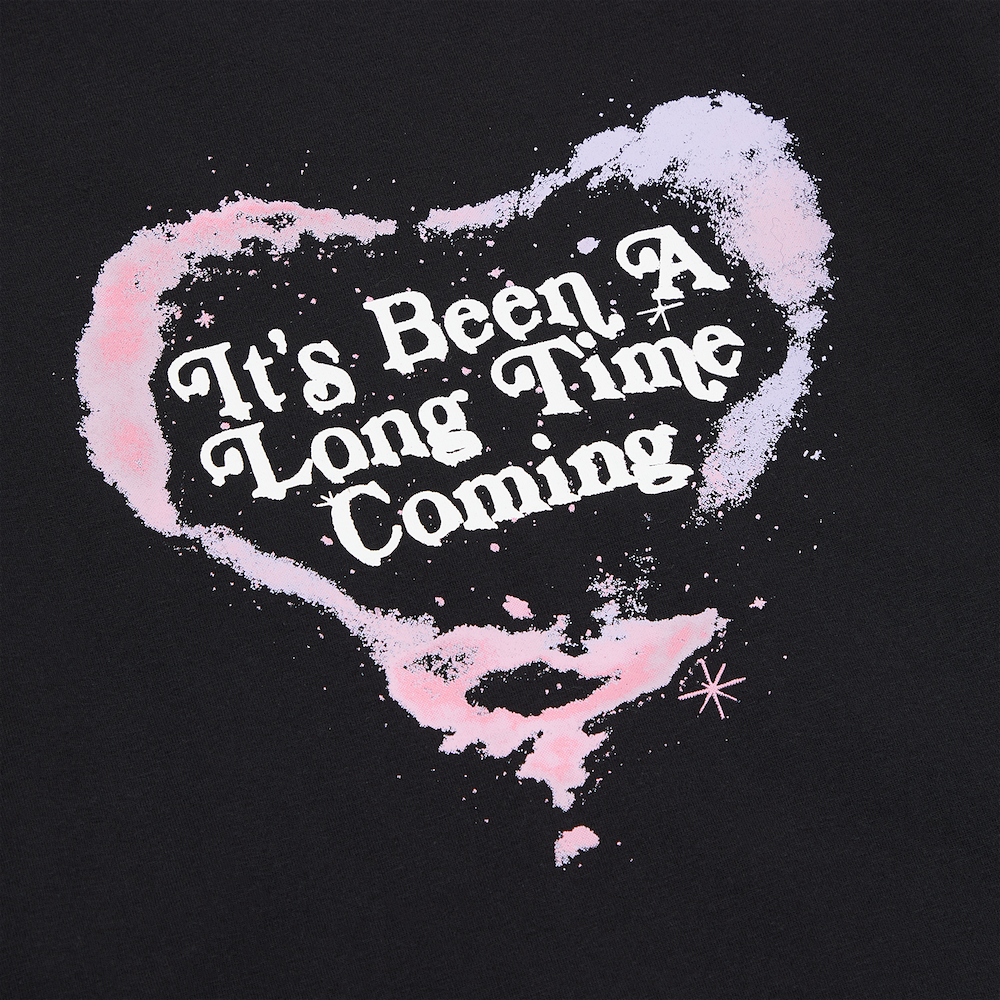 It's Been A Long Time Coming Longsleeve T-Shirt Detail