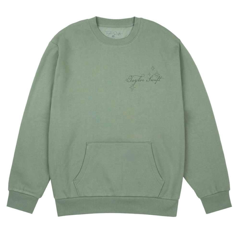 Self-Titled Danced All Night Long Kanga Pocket Crewneck Front