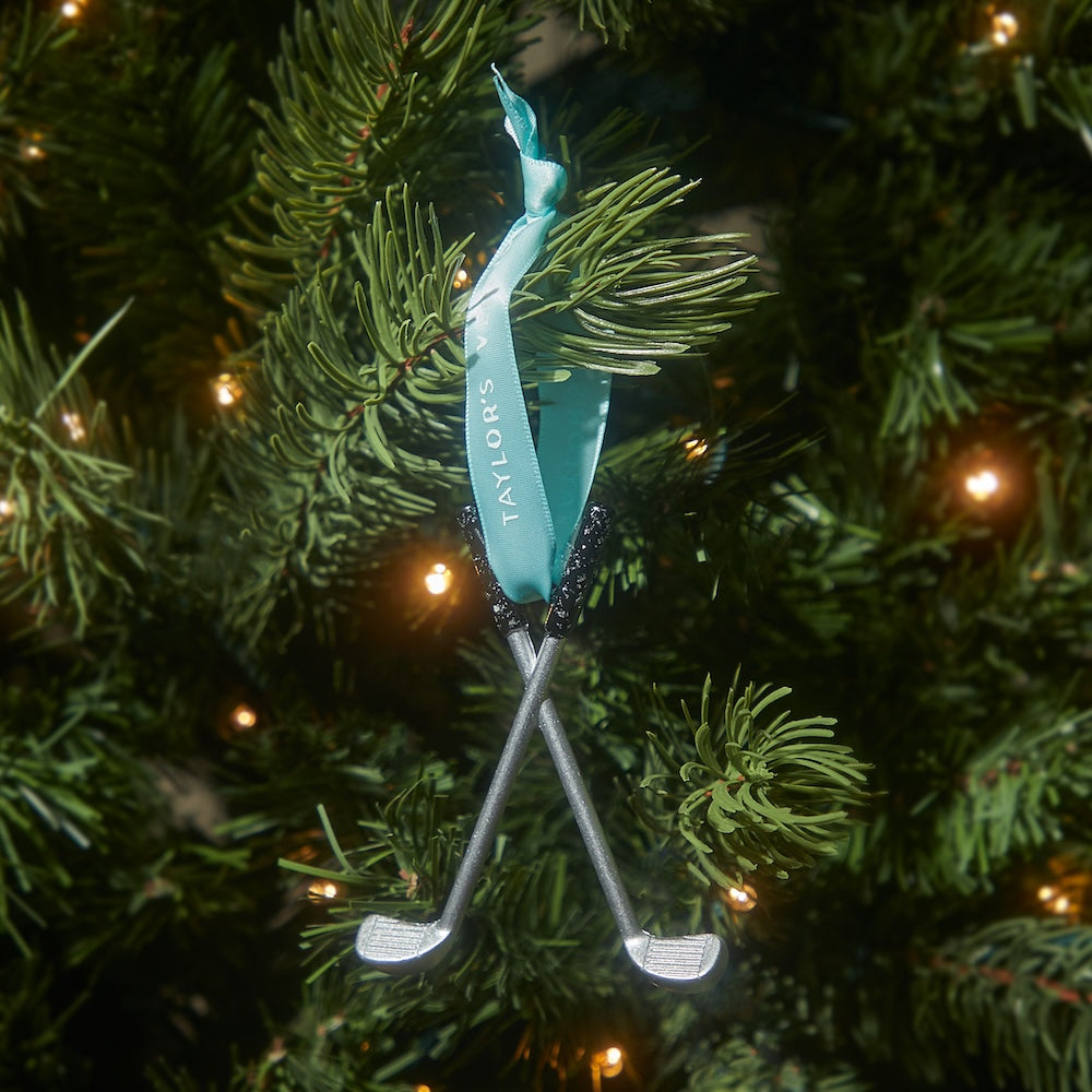 1989 (Taylor's Version) Golf Club Ornament on tree